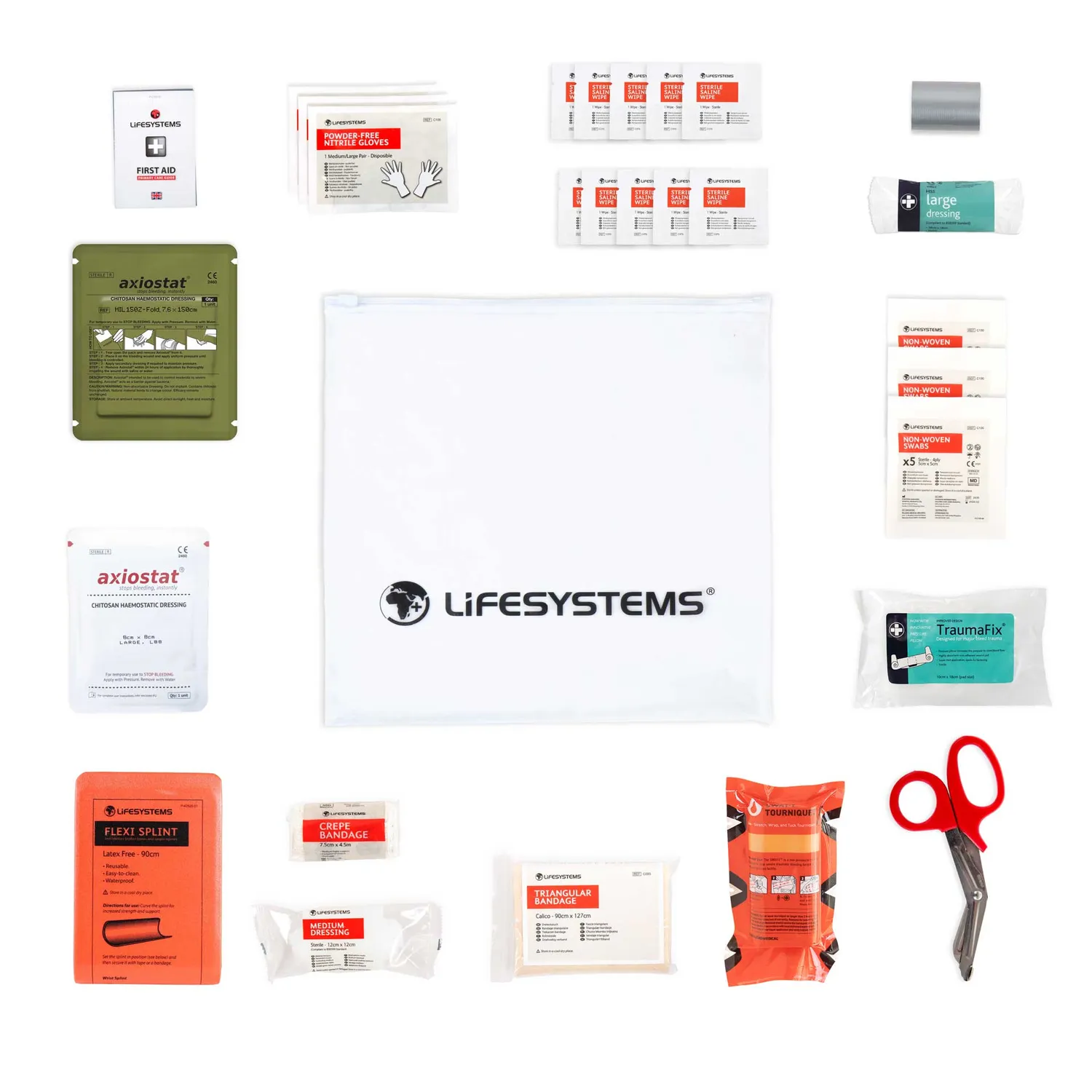 Lifeventure Trauma Pro Pack Erste-Hilfe-Set 40-teilig Blutstillung