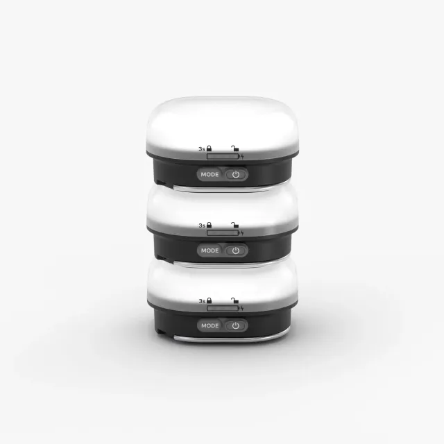 Silva Glow Recharge Lampe schwarz 3er-Pack 350 Lumen