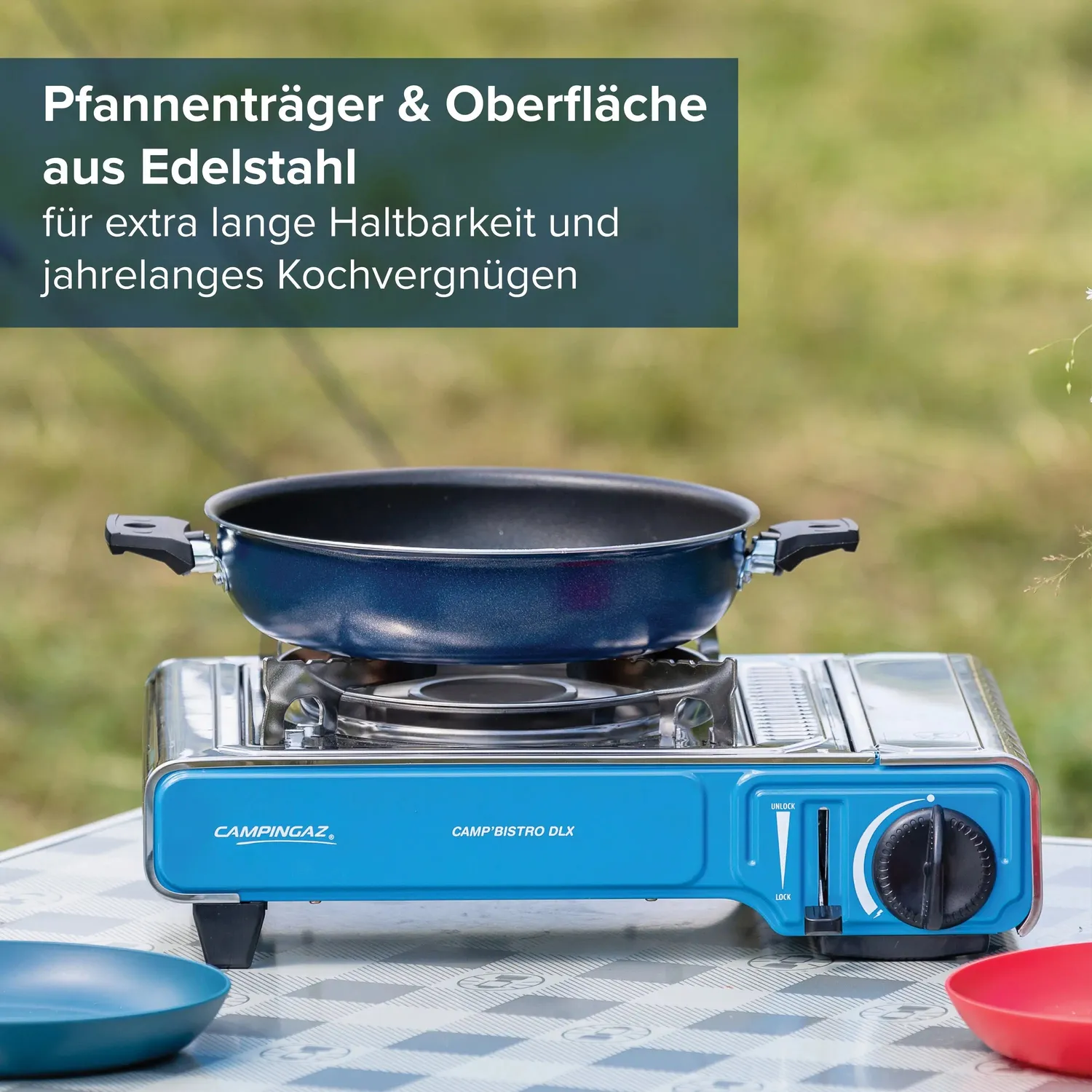 Campingaz Camp Bistro DLX Gaskocher 2200 Watt mit Koffer