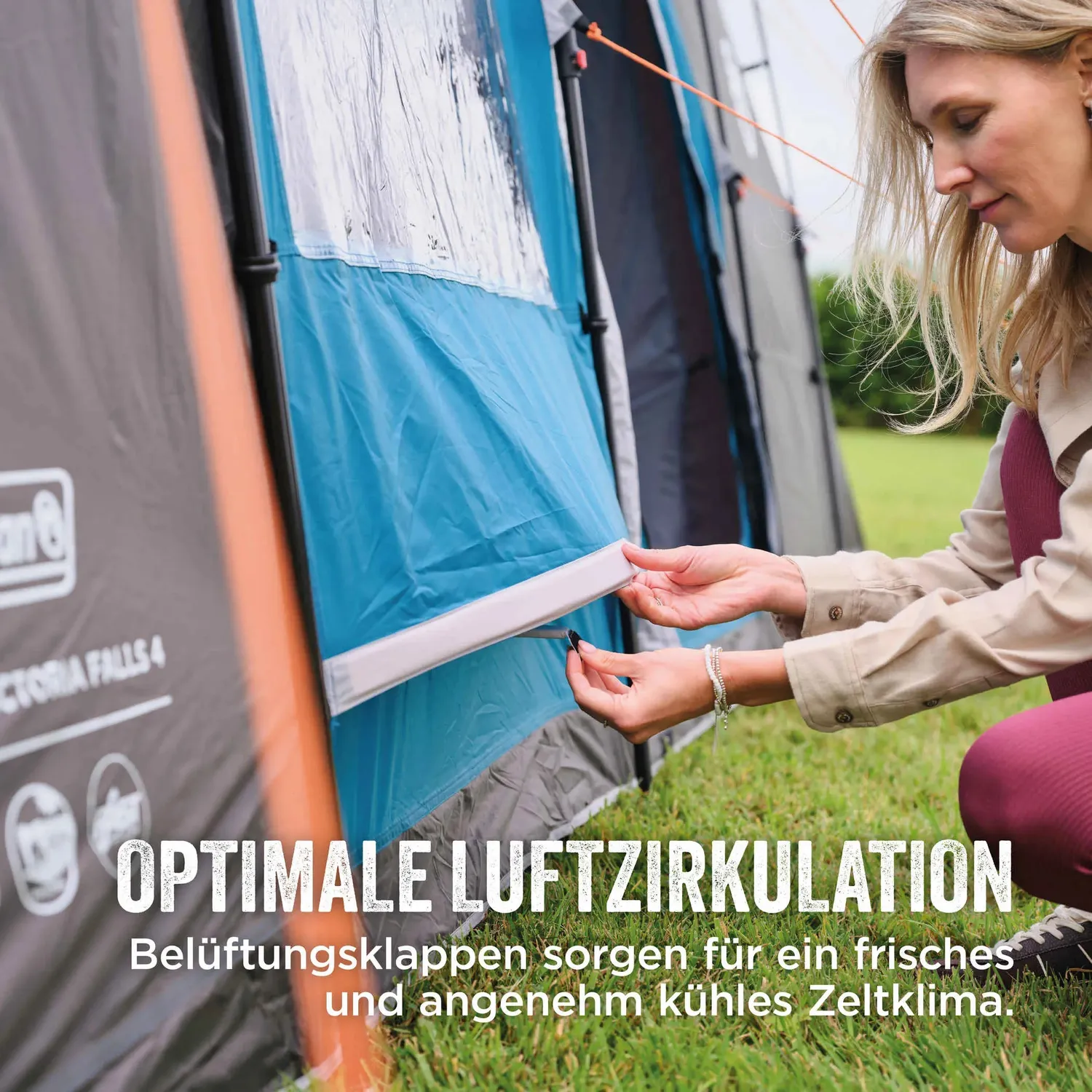 Coleman Victoria Falls FastPitch 4 Familienzelt 4 Personen mit Vordach