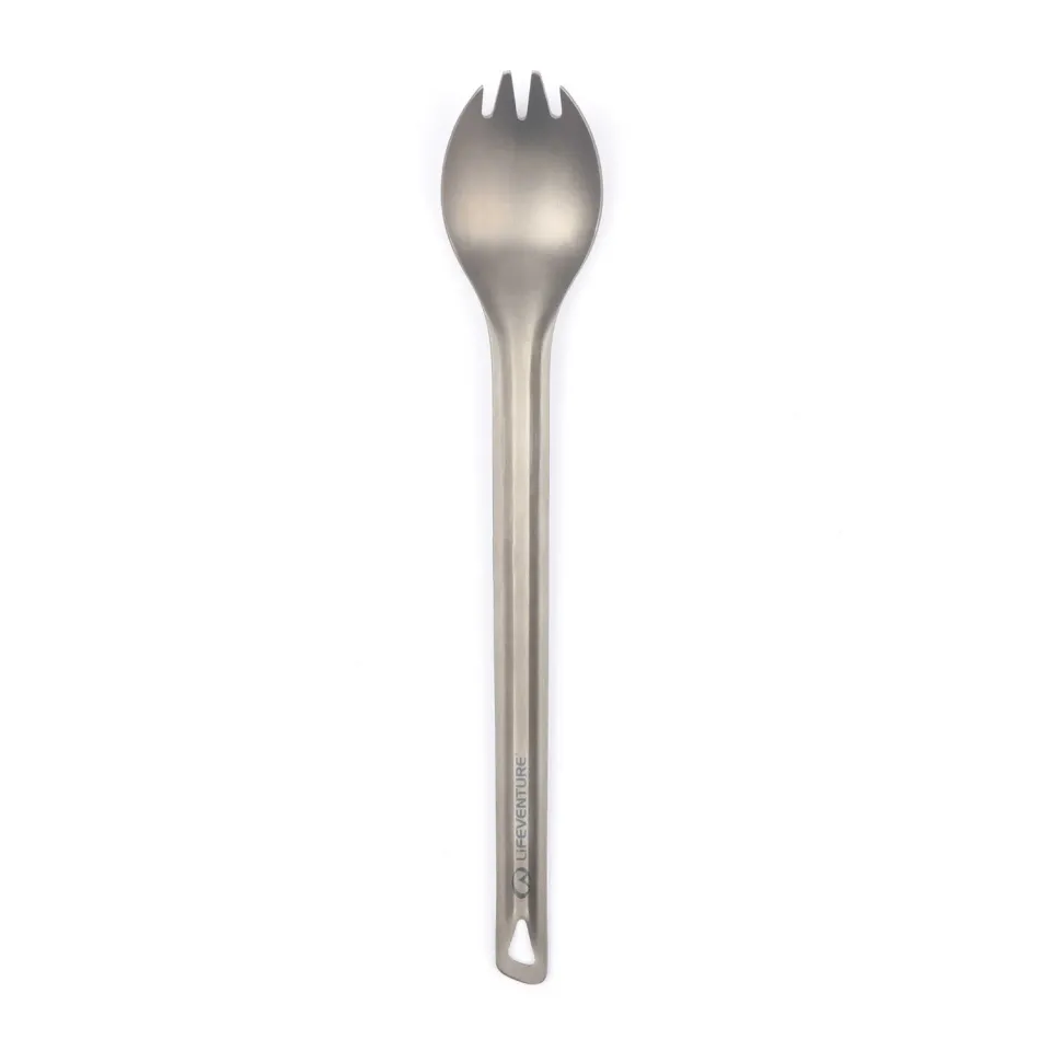 Lifeventure Titanium Long Spork Göffel lang Titan