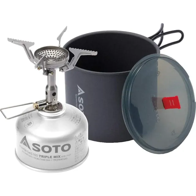 Soto Amicus Gaskocher Set New River Topf 1L ohne Piezo
