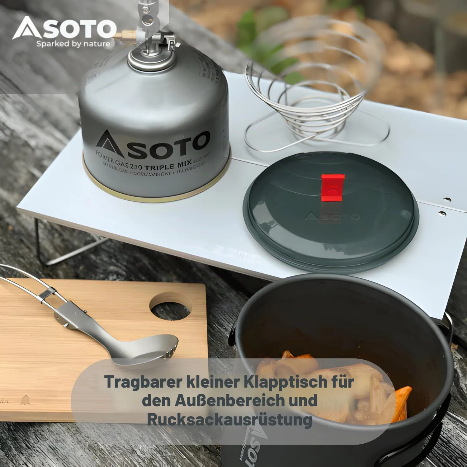 Soto Field Hopper ST-630 Campingtisch Aluminium 395 g