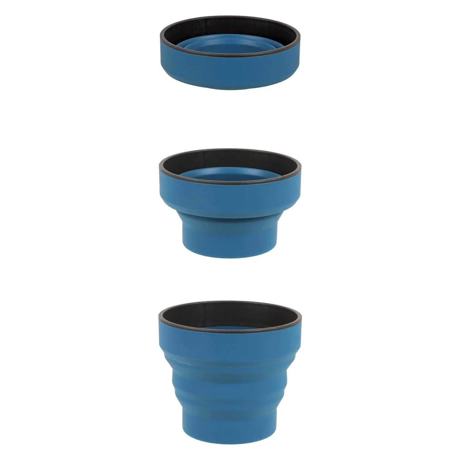 Lifeventure Ellipse Faltbecher Silikon Graphite
