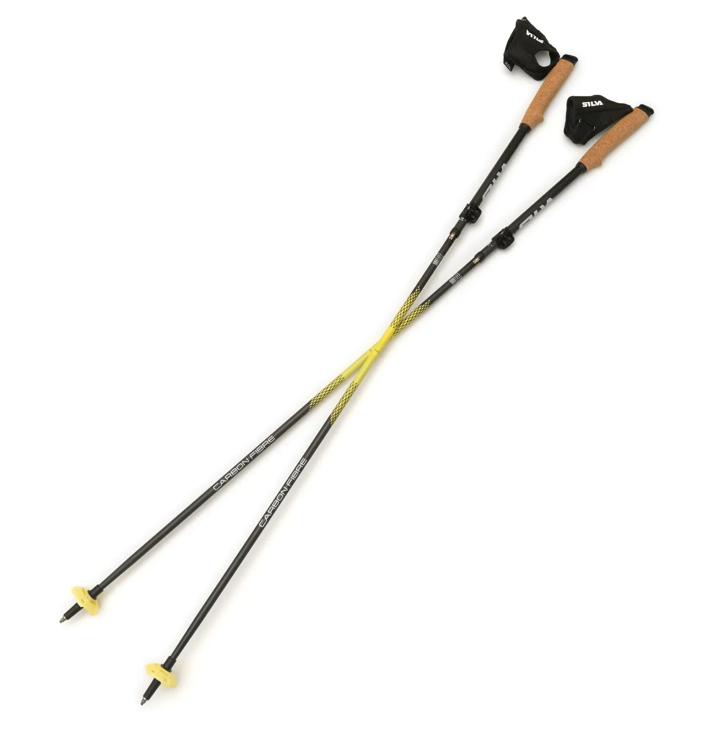 Silva Carbon Z Laufstöcke 120-140 cm faltbar verstellbar