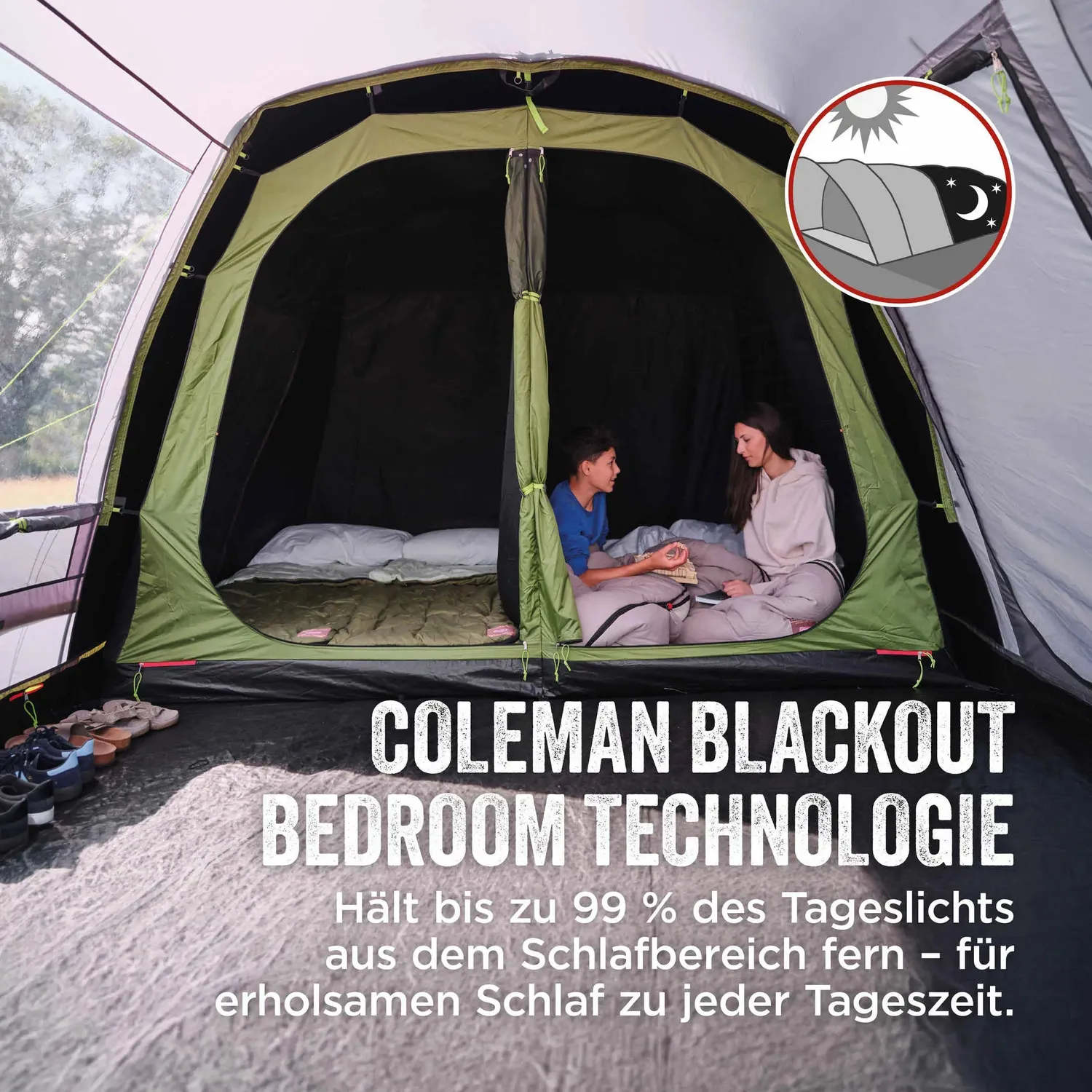 Coleman Victoria Falls 4 BlackOut Familienzelt 4 Personen