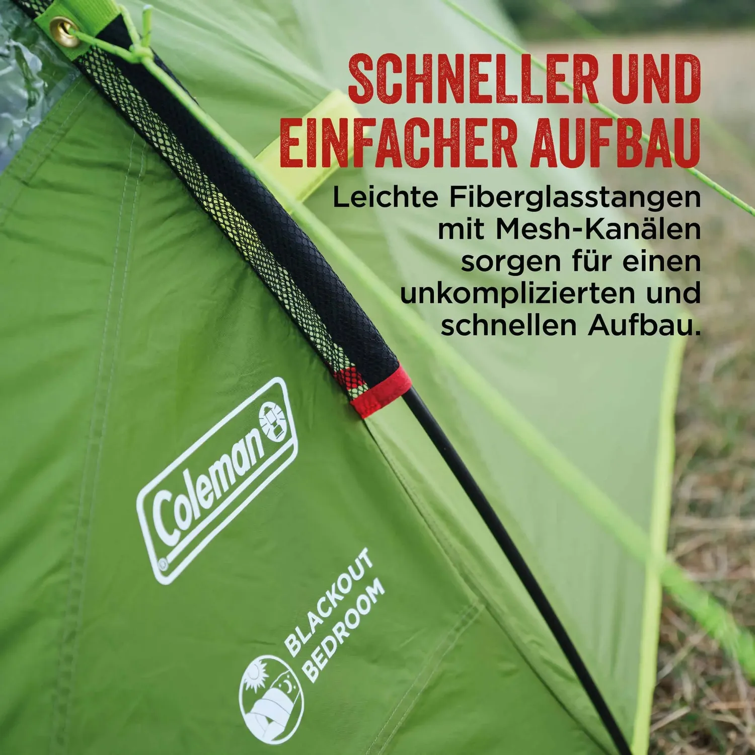 Coleman Darwin 3 Plus BlackOut Zelt 3 Personen dark