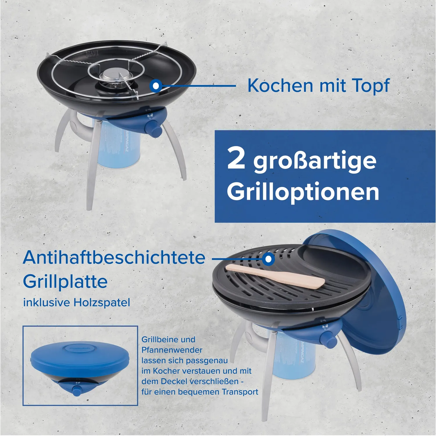 Campingaz Party Grill 100 CV Campinggrill 3-in-1 1350W