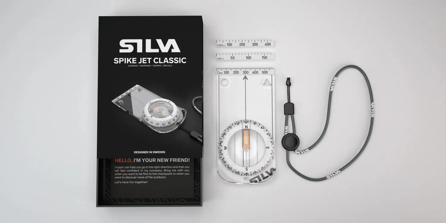 Silva Spike Jet Classic Orientierungskompass 6 Skalen