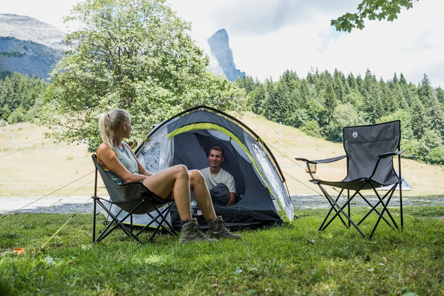 Coleman Quad Chair Stahl Campingstuhl faltbar 113 kg