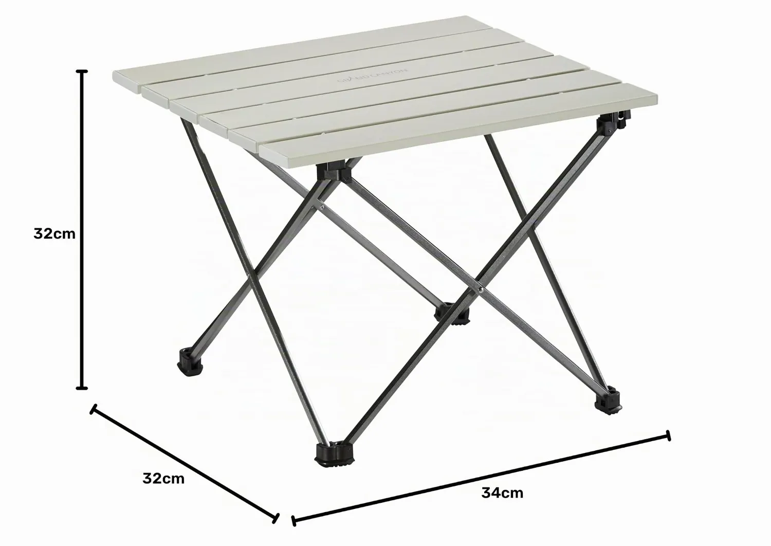Grand Canyon Tucket Table Mini Campingtisch Alu