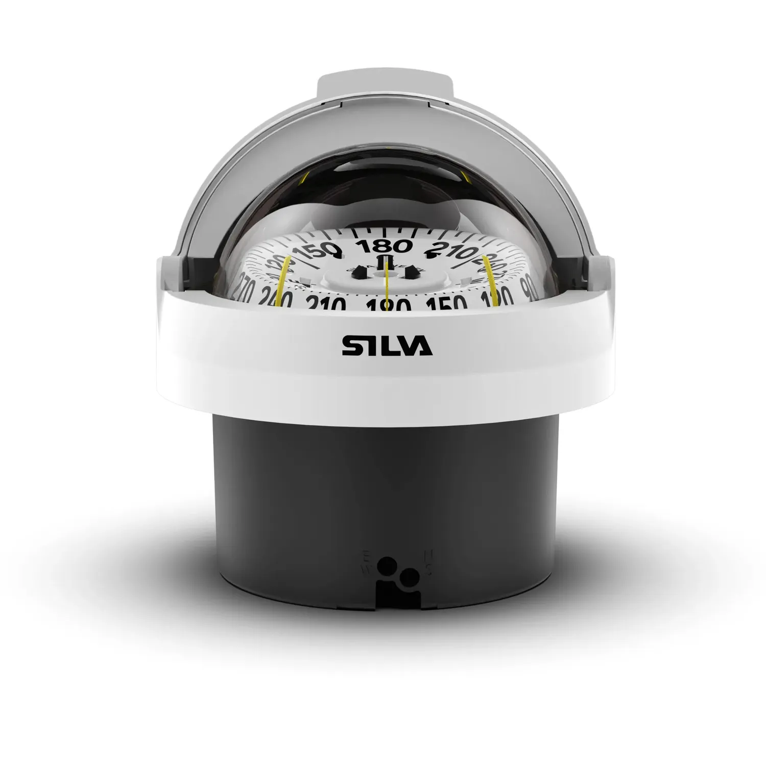 Silva 100FC Bootskompass Weiß Einbau 100 mm
