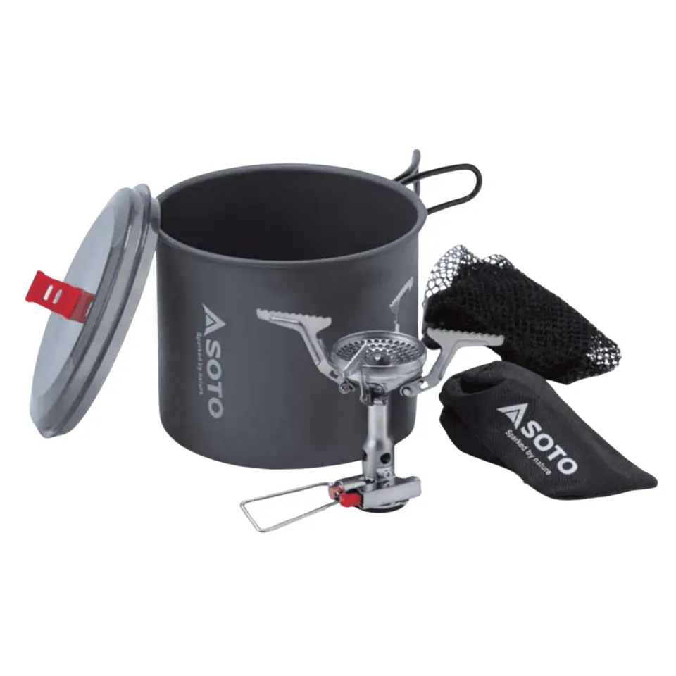 SOTO Amicus New River Gaskocher-Set mit Zündung 1 L windfest