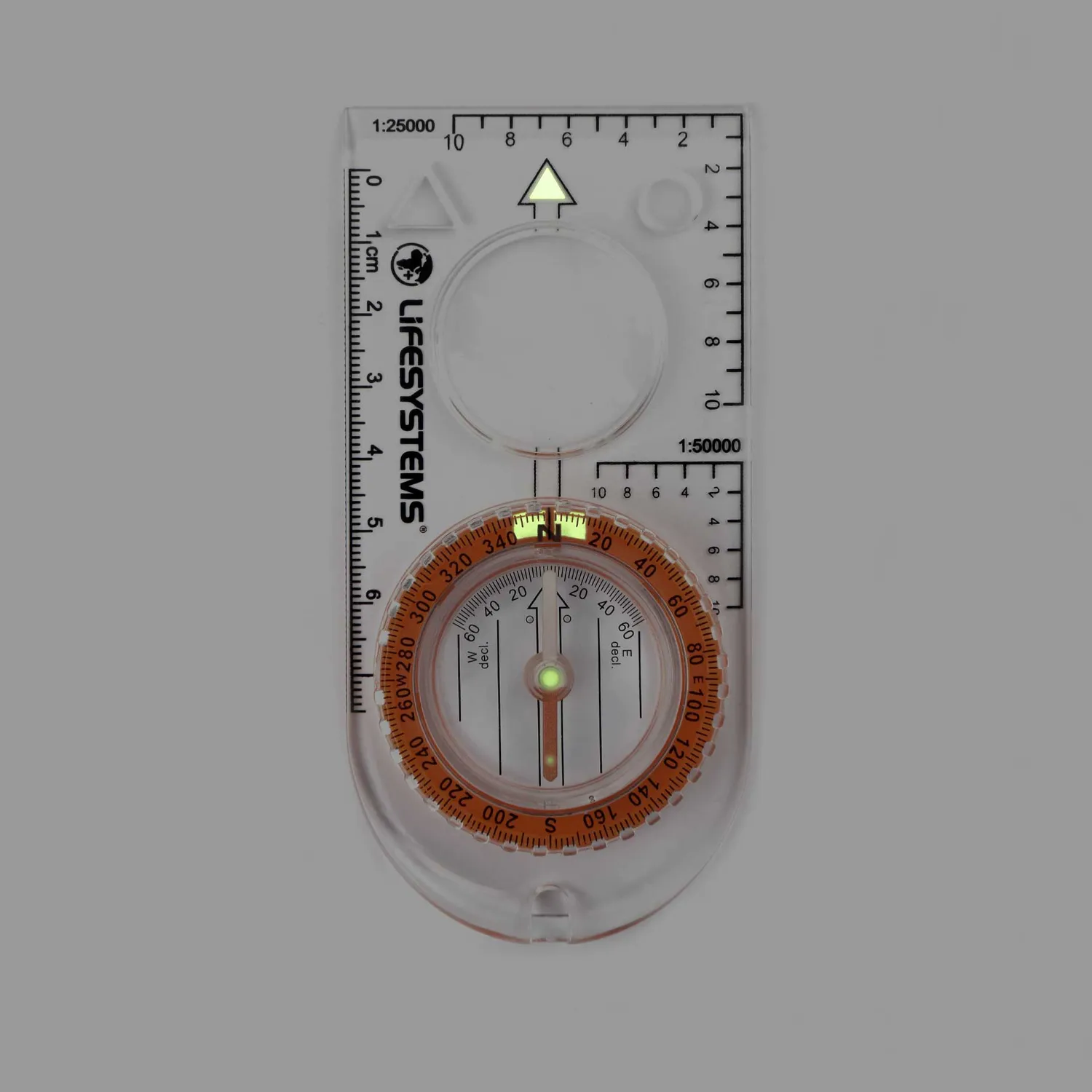 Lifeventure Expedition Compass Kartenkompass mit Lupe