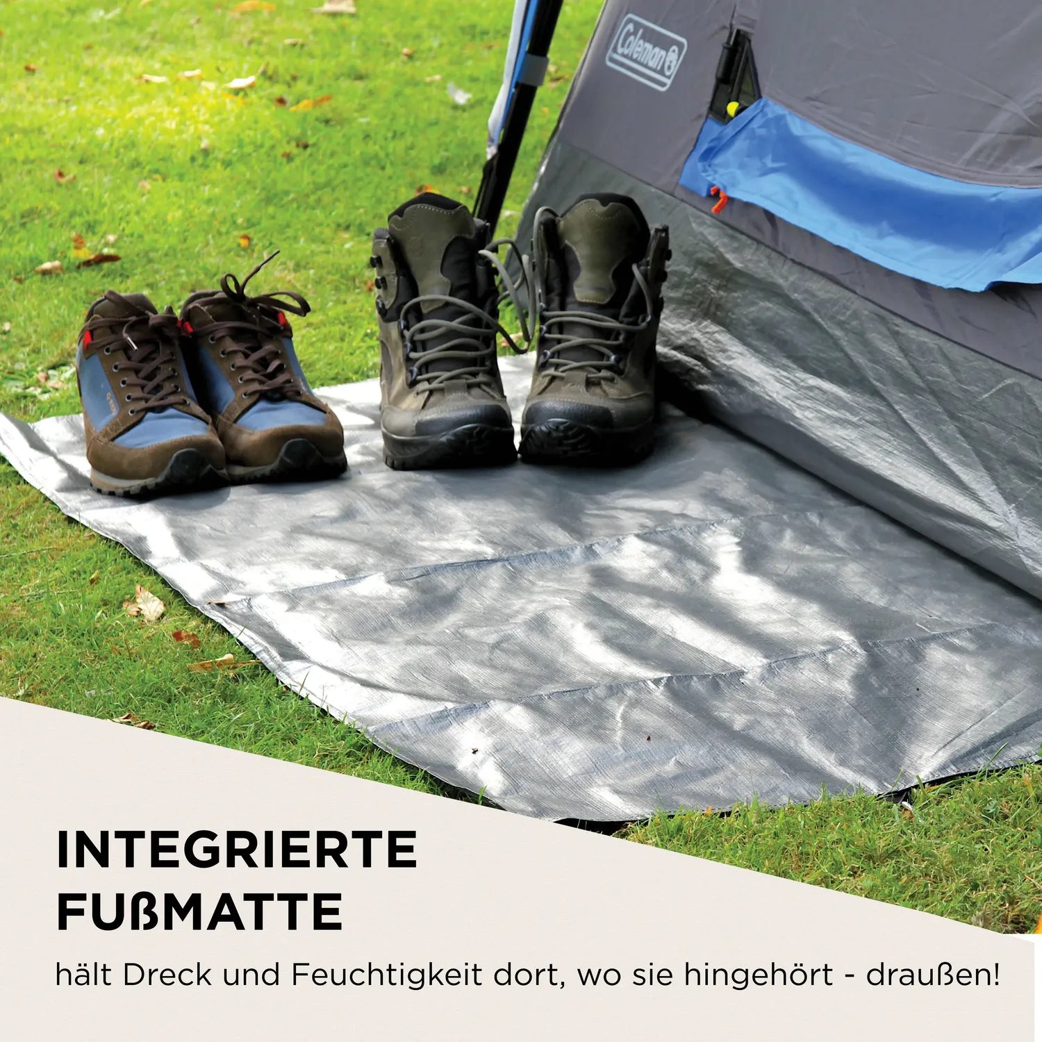 Coleman Octagon 8 Familienzelt 8 Personen blau 4500mm