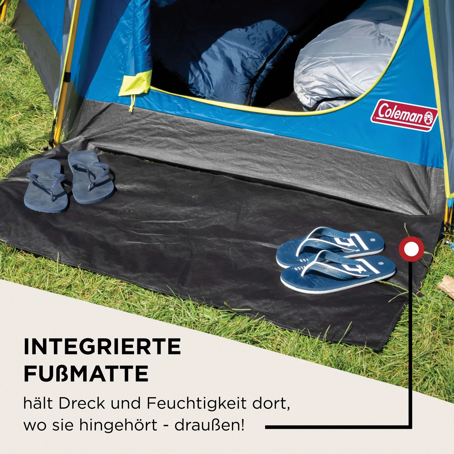 Coleman OctaGo 3 Personen Kuppelzelt 2000 mm