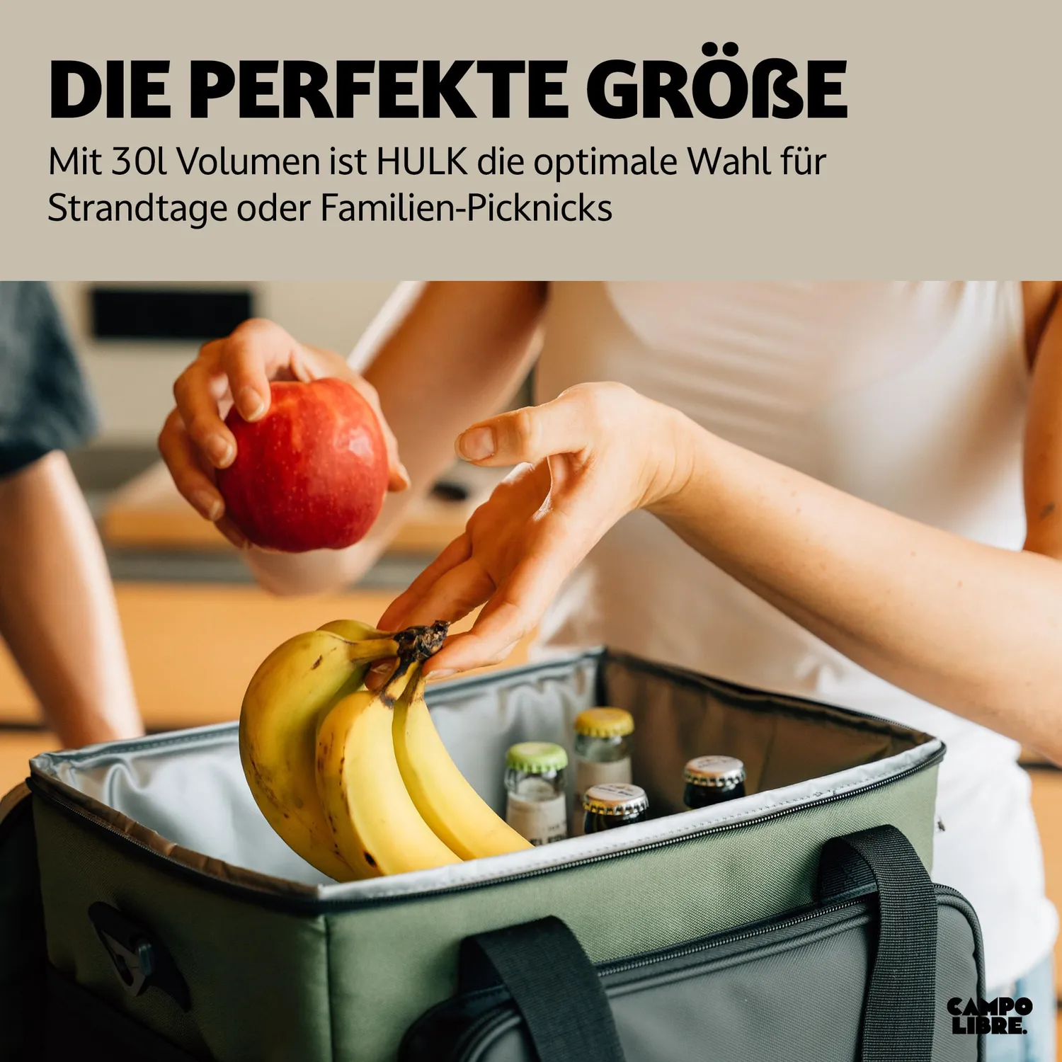 Campo Libre Hulk Kühltasche 30 l faltbar wasserdicht