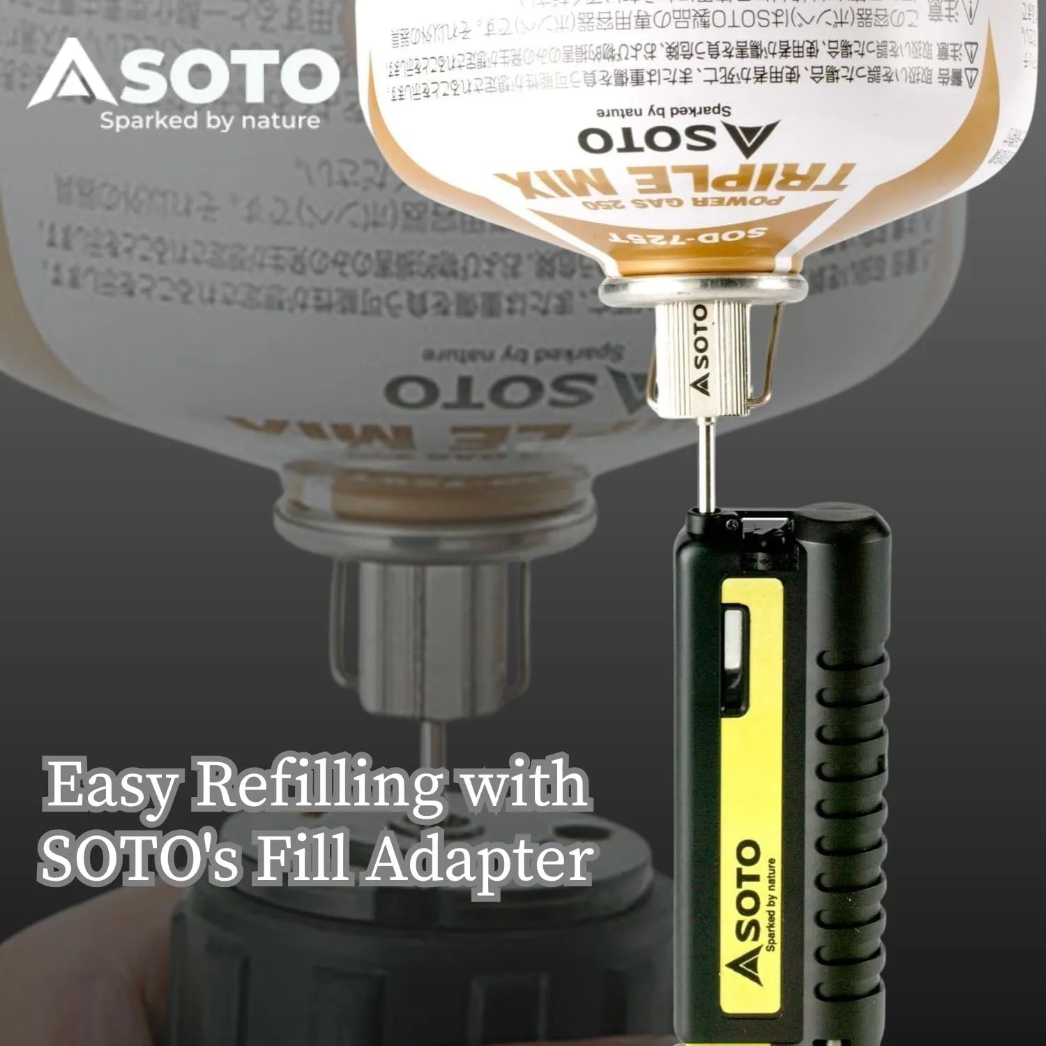 SOTO Fill Adapter Fülladapter Butangas 25g