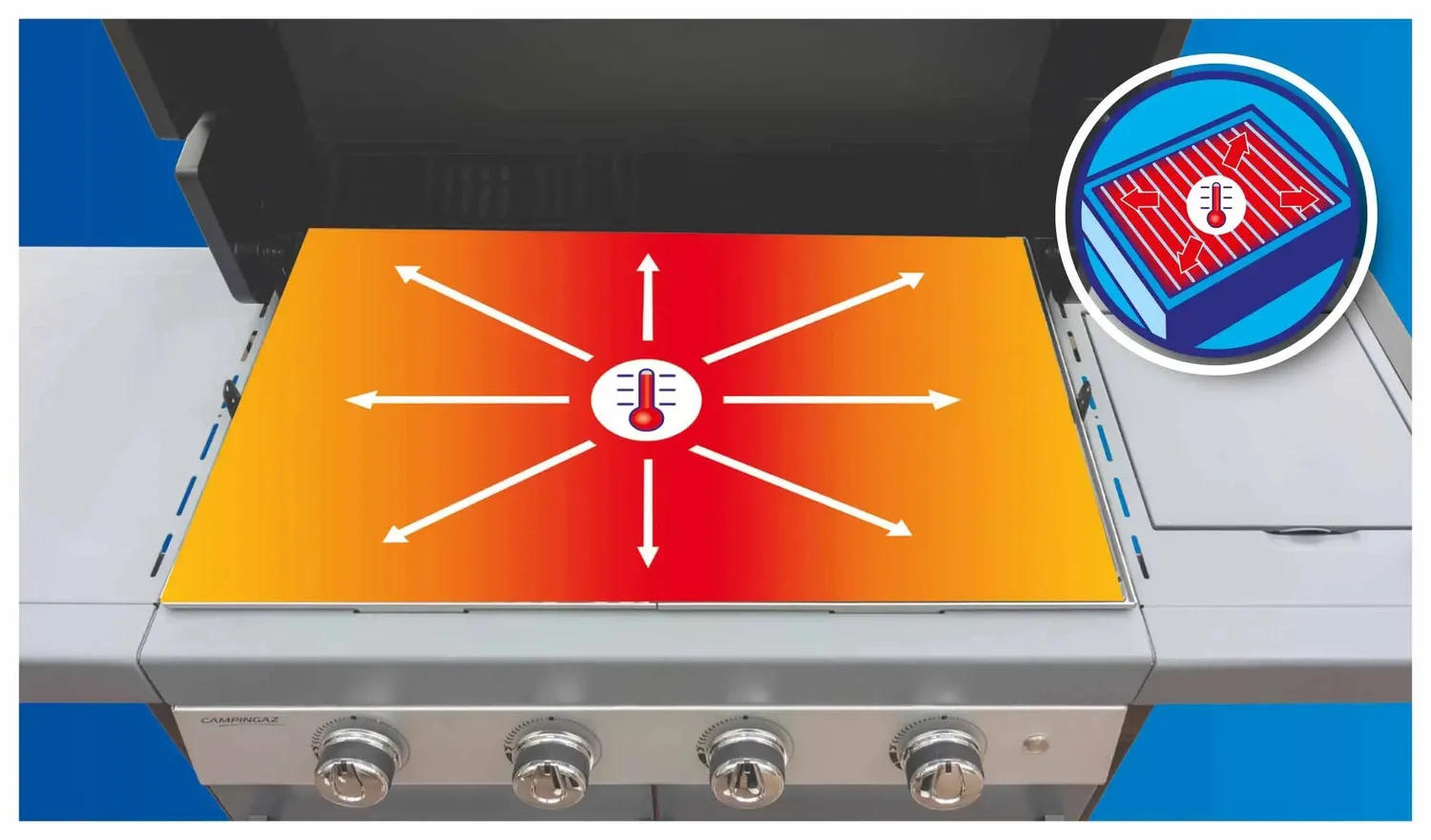 Campingaz Select 4 LX Plus SBS Gasgrill 4 Brenner
