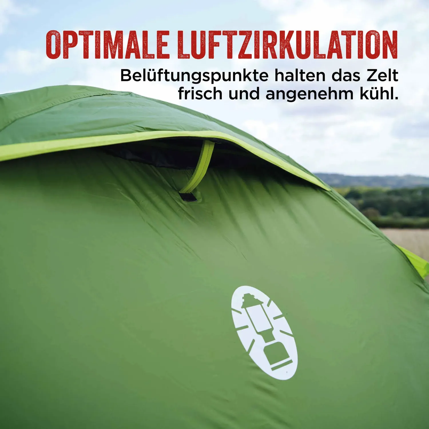 Coleman Darwin 4 Plus Blackout Kuppelzelt 4 Personen Vorraum