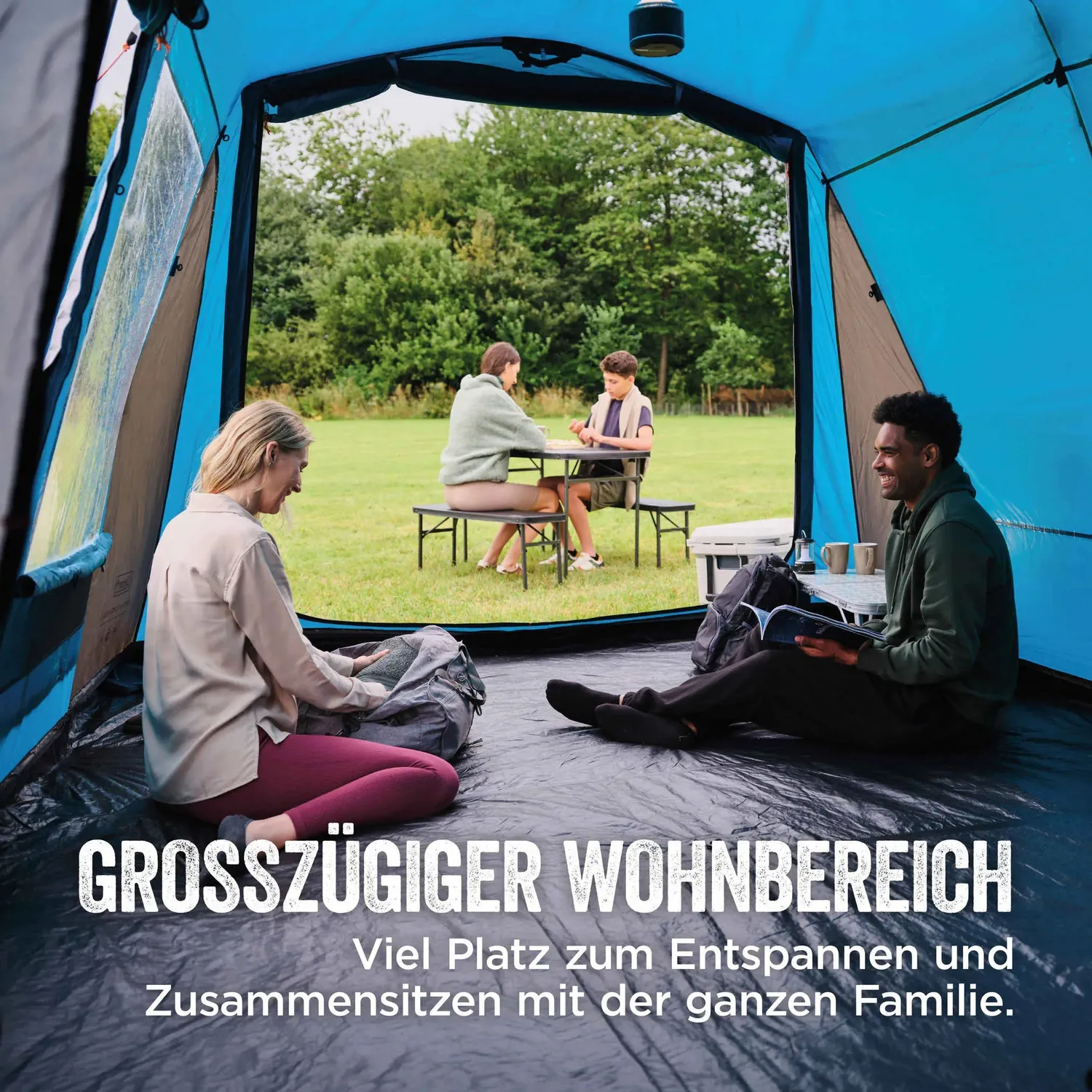 Coleman Victoria Falls FastPitch 4 Familienzelt 4 Personen mit Vordach