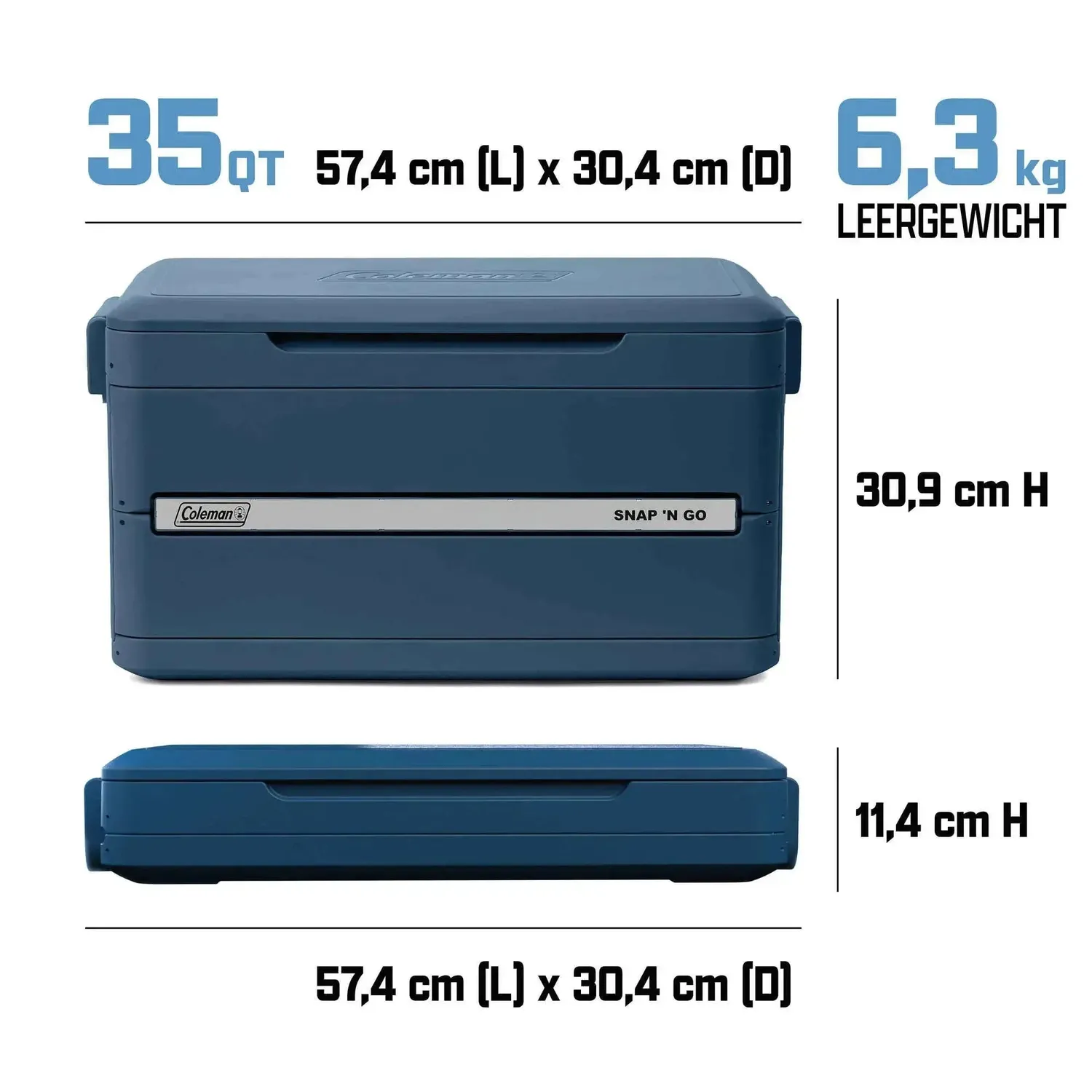 Coleman Snap N Go 35QT Kühlbox 33 Liter faltbar