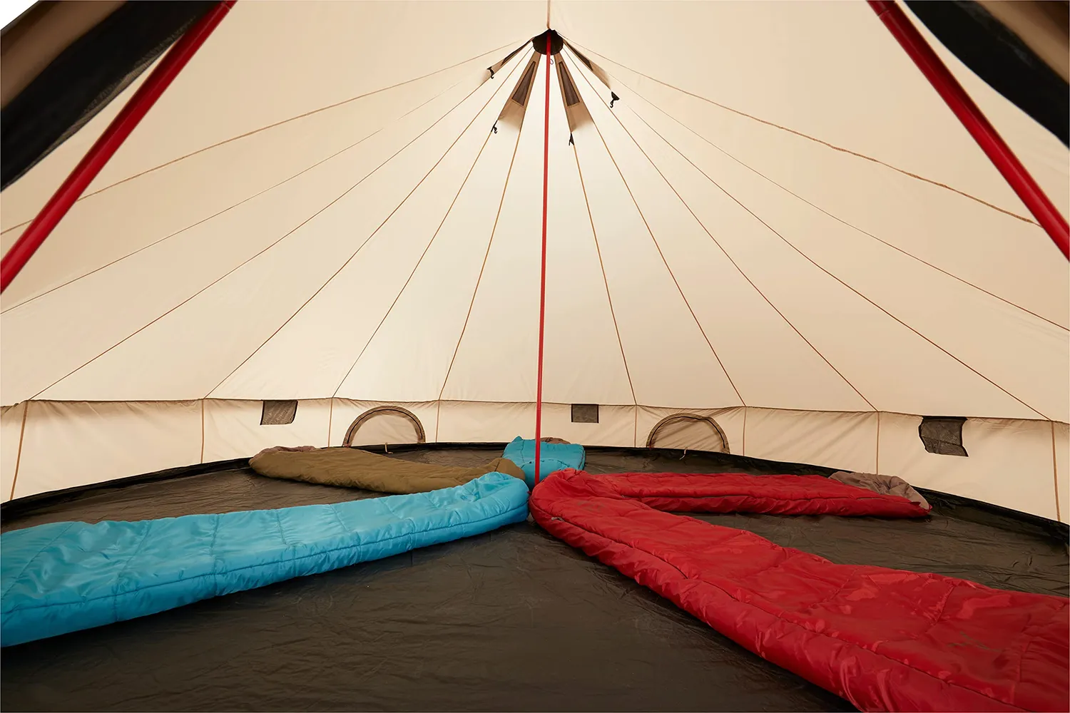 Grand Canyon Indiana 10 Rundzelt Beige 10-Personen