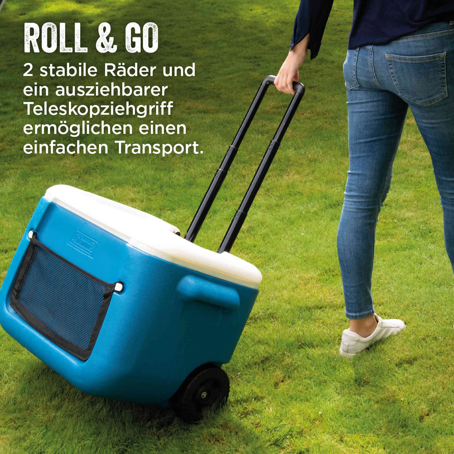 Coleman Polylite 50QT Wheeled Kühlbox 46 Liter 3-Tage