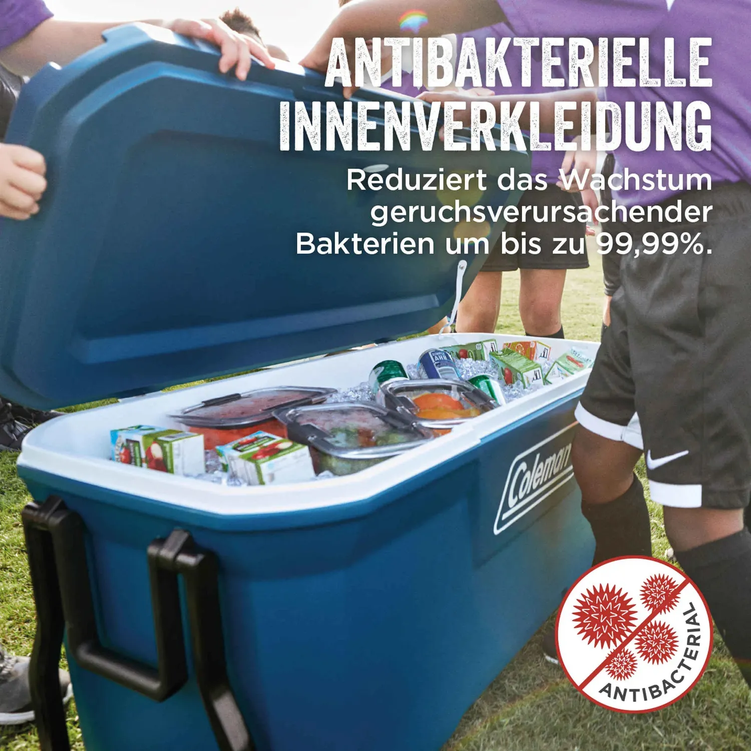 Coleman Xtreme 50QT Wheeled Kühlbox mit Rollen 47 Liter