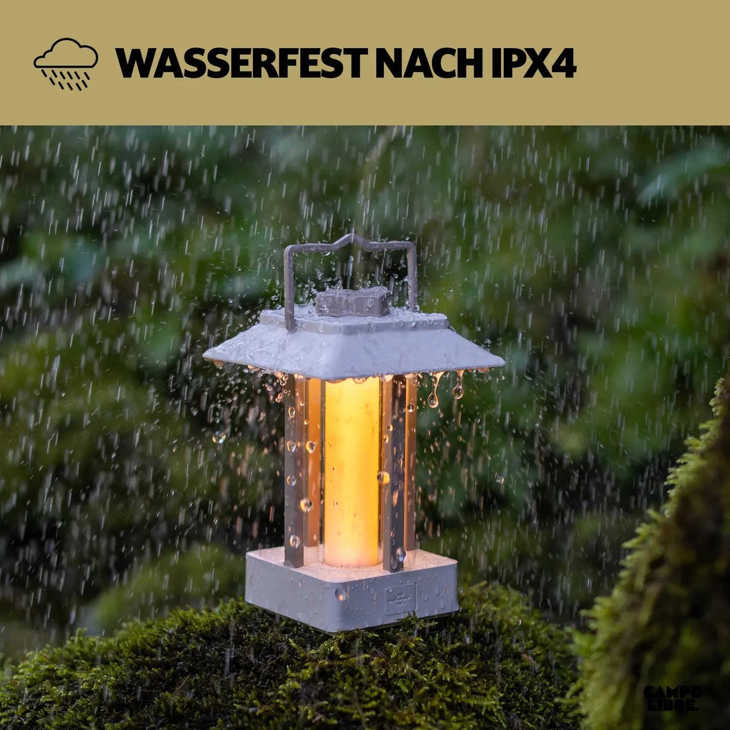 Campo Libre LYS Campinglampe aufladbar dimmbar Powerbank