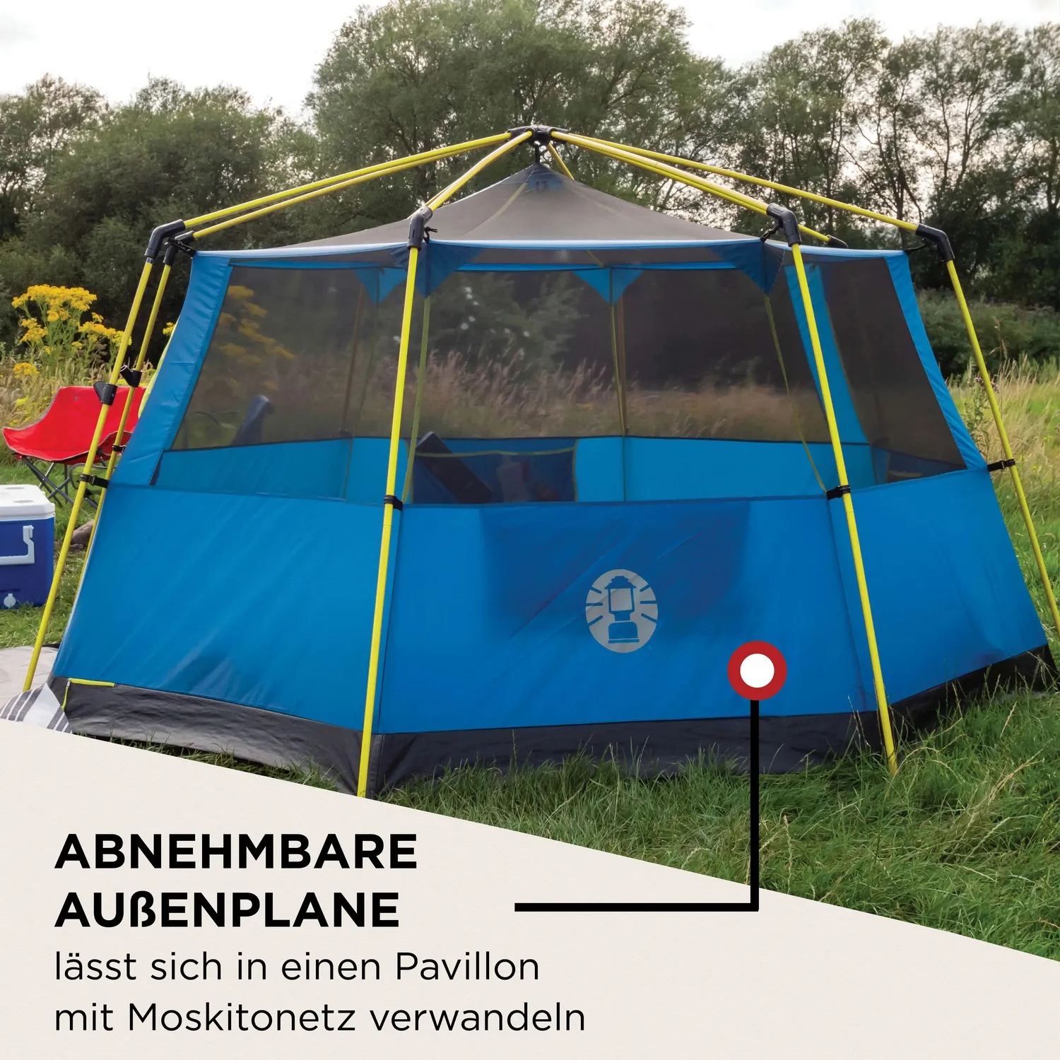 Coleman OctaGo 3 Personen Kuppelzelt 2000 mm