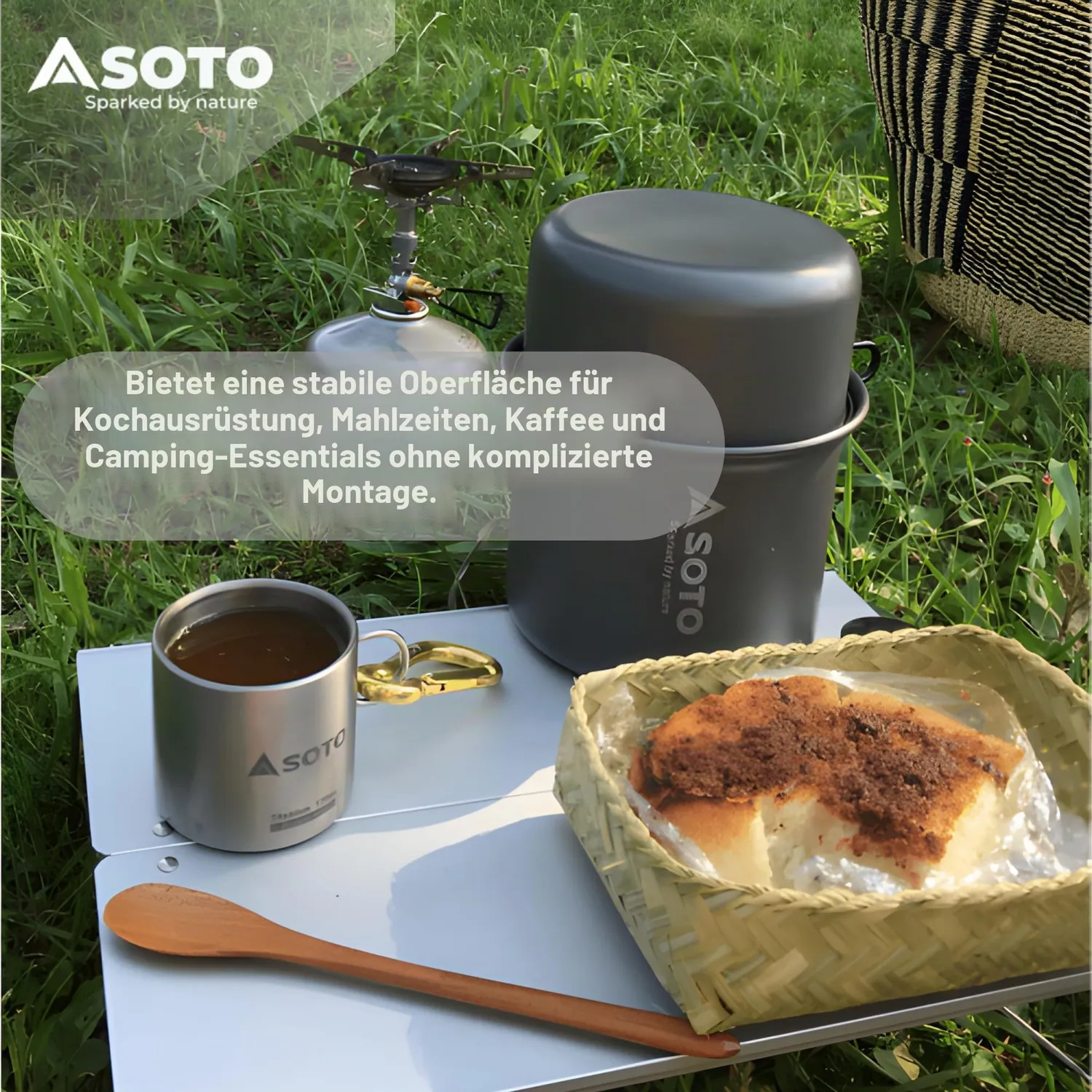 Soto Field Hopper ST-630 Campingtisch Aluminium 395 g