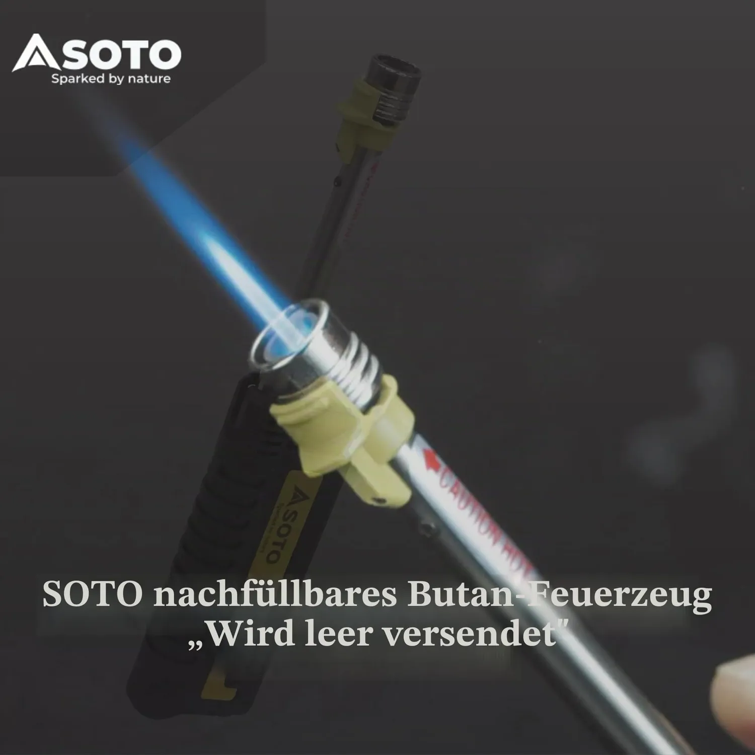 Soto Pocket Torch XT Sturmfeuerzeug ausziehbar windfest