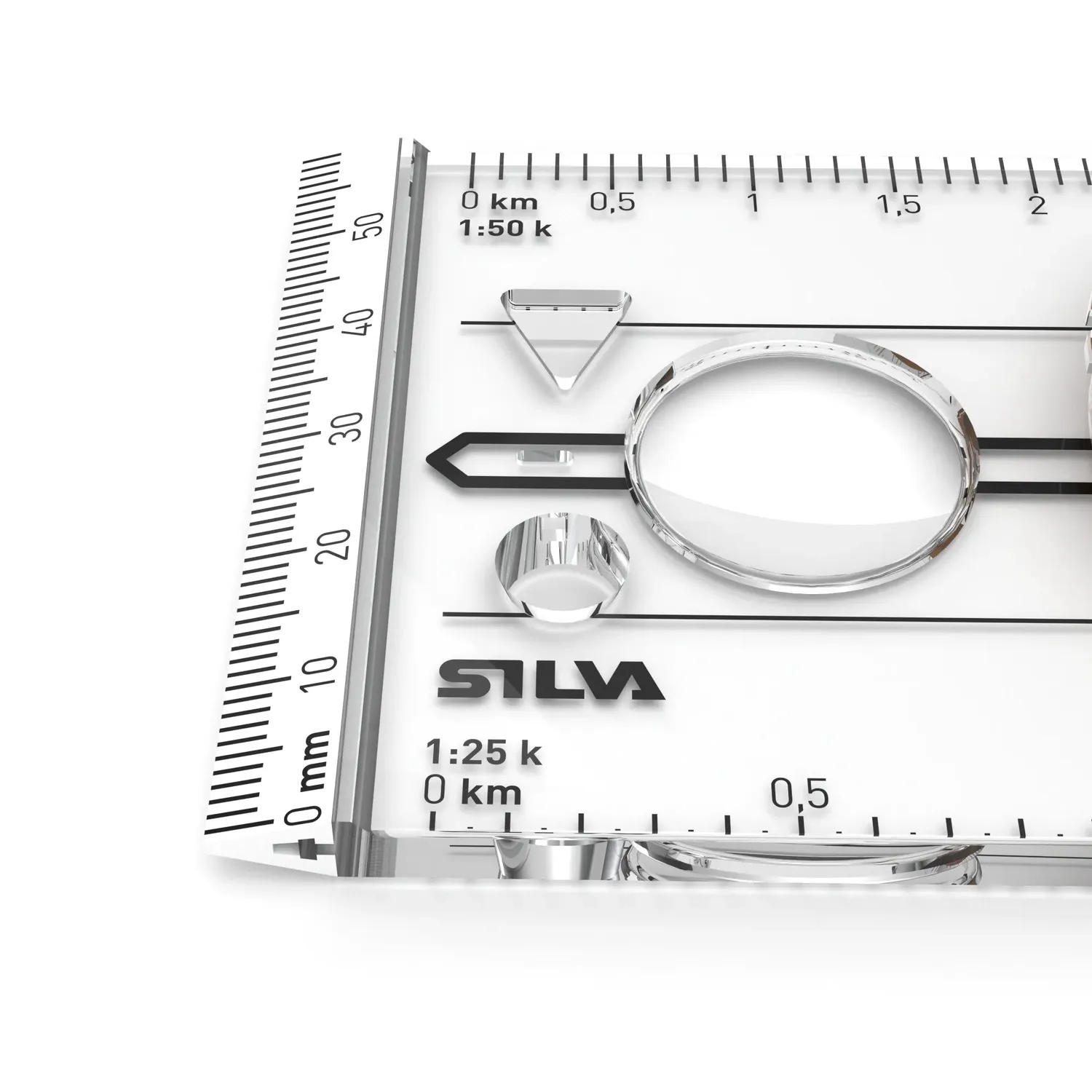Silva 3NL Wanderkompass mit Lupe abnehmbarer Skala