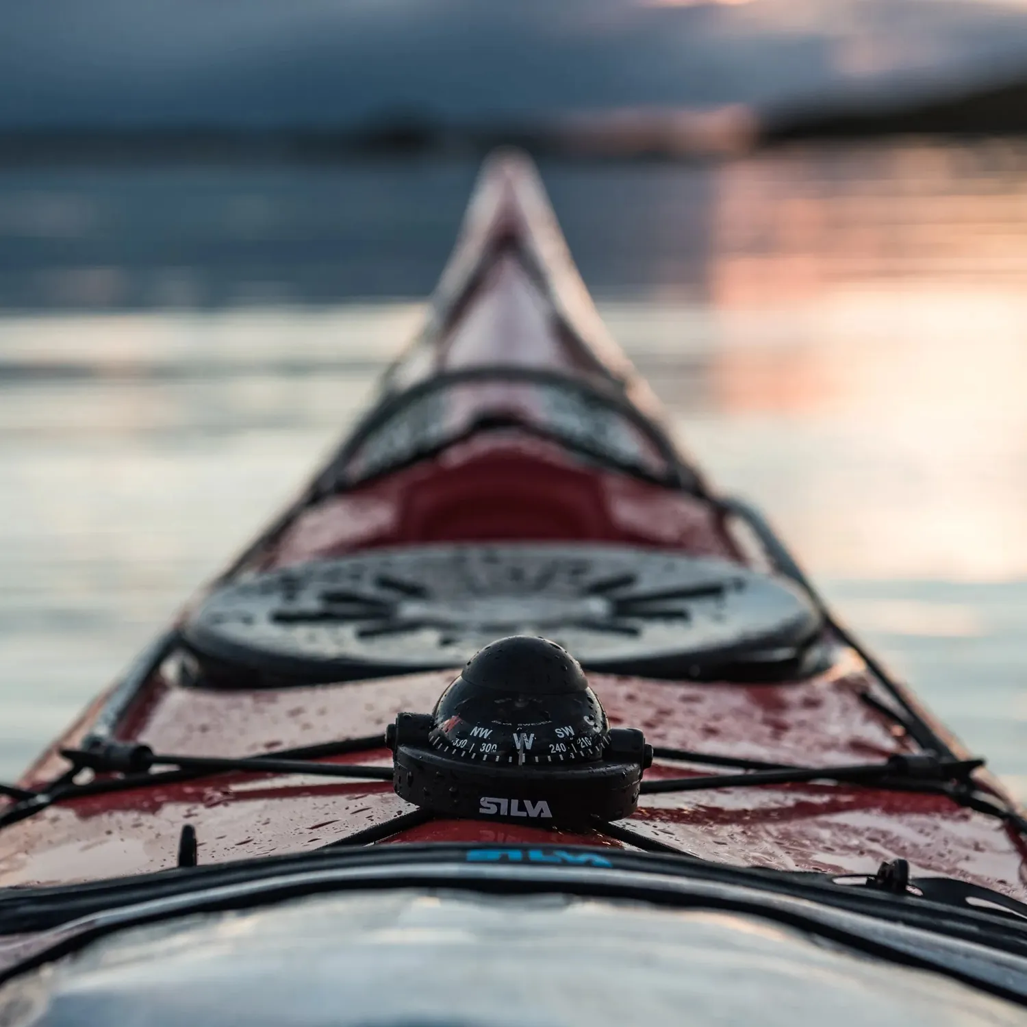 Silva 58 Kayak Kompass wasserdicht mit Gummibefestigung