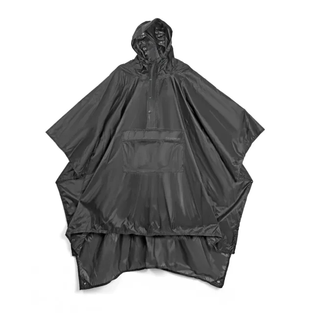 Lifeventure Waterproof Poncho Regenponcho Schwarz