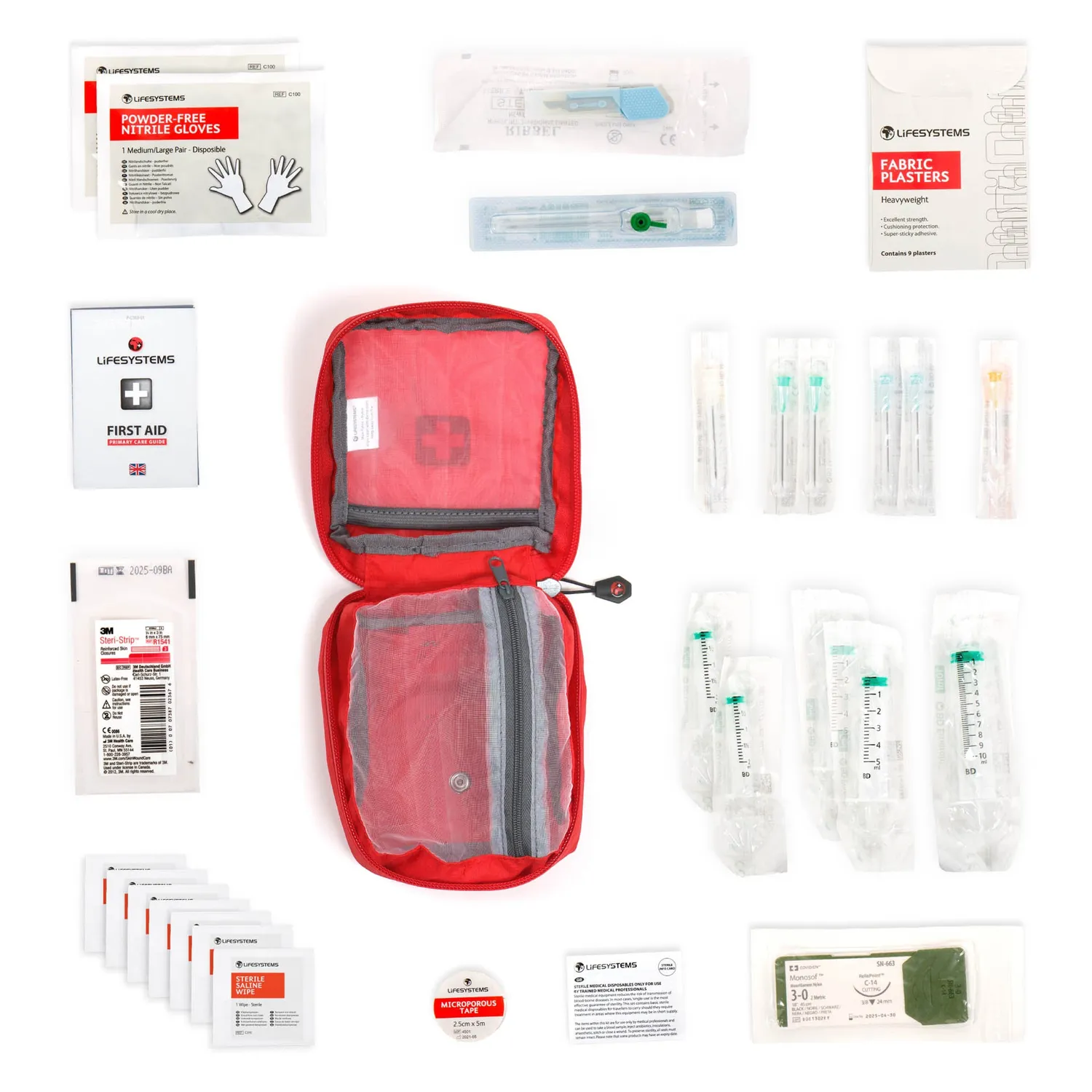 Lifeventure Sterile Erste-Hilfe-Set Reise steril