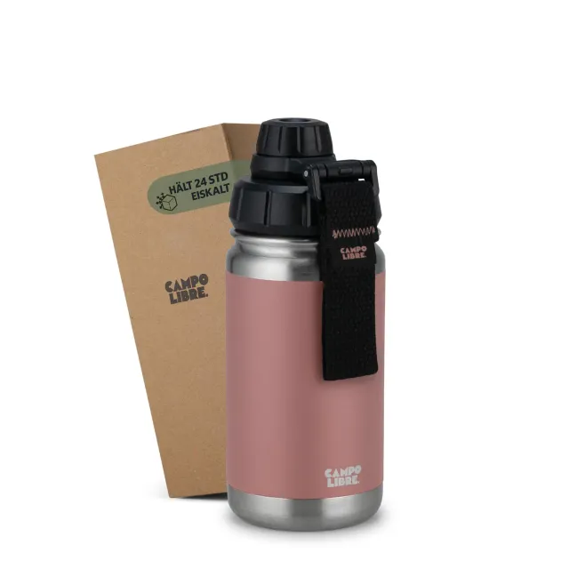 Campo Libre Premium Trinkflasche 400 ml Edelstahl isoliert