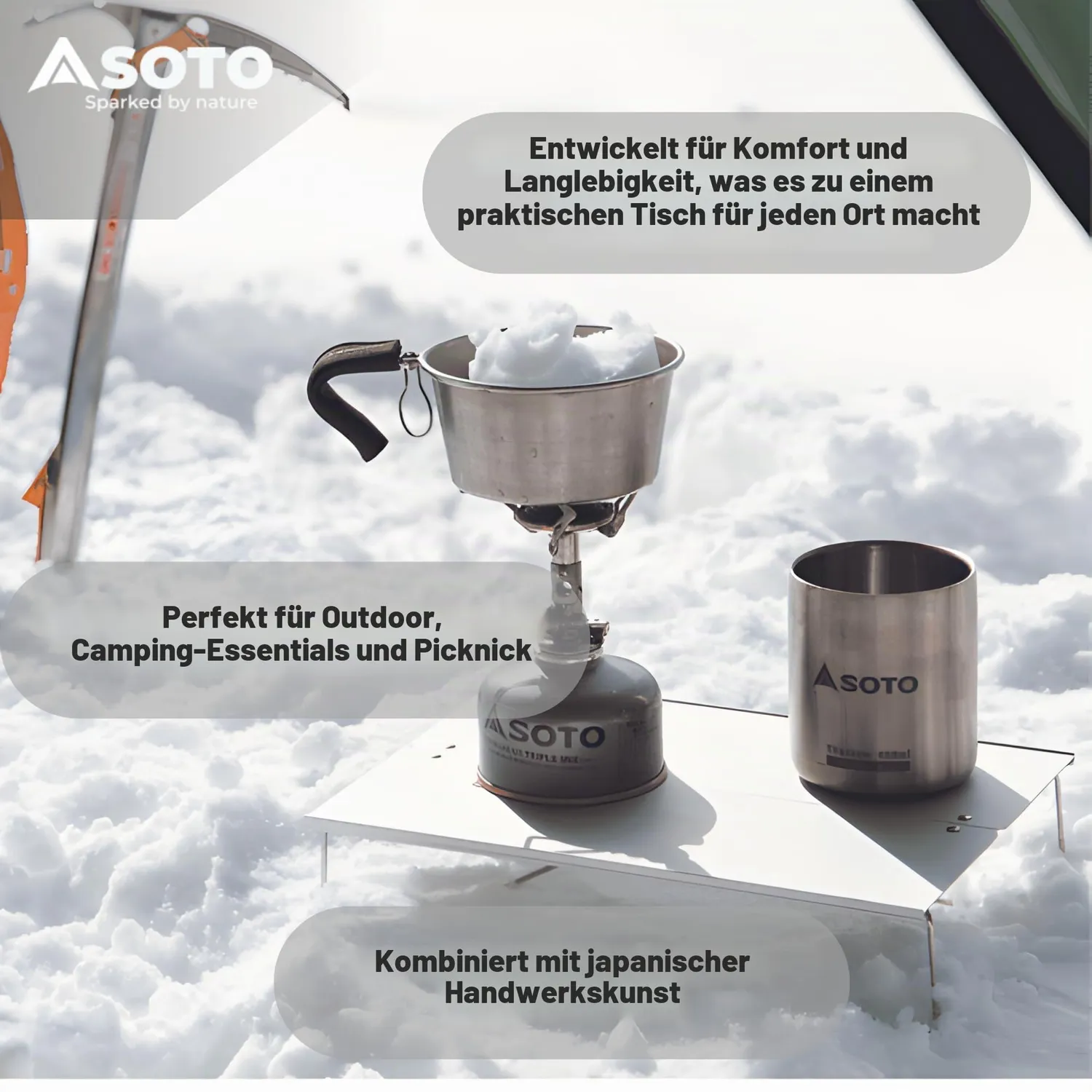 Soto Field Hopper ST-630 Campingtisch Aluminium 395 g