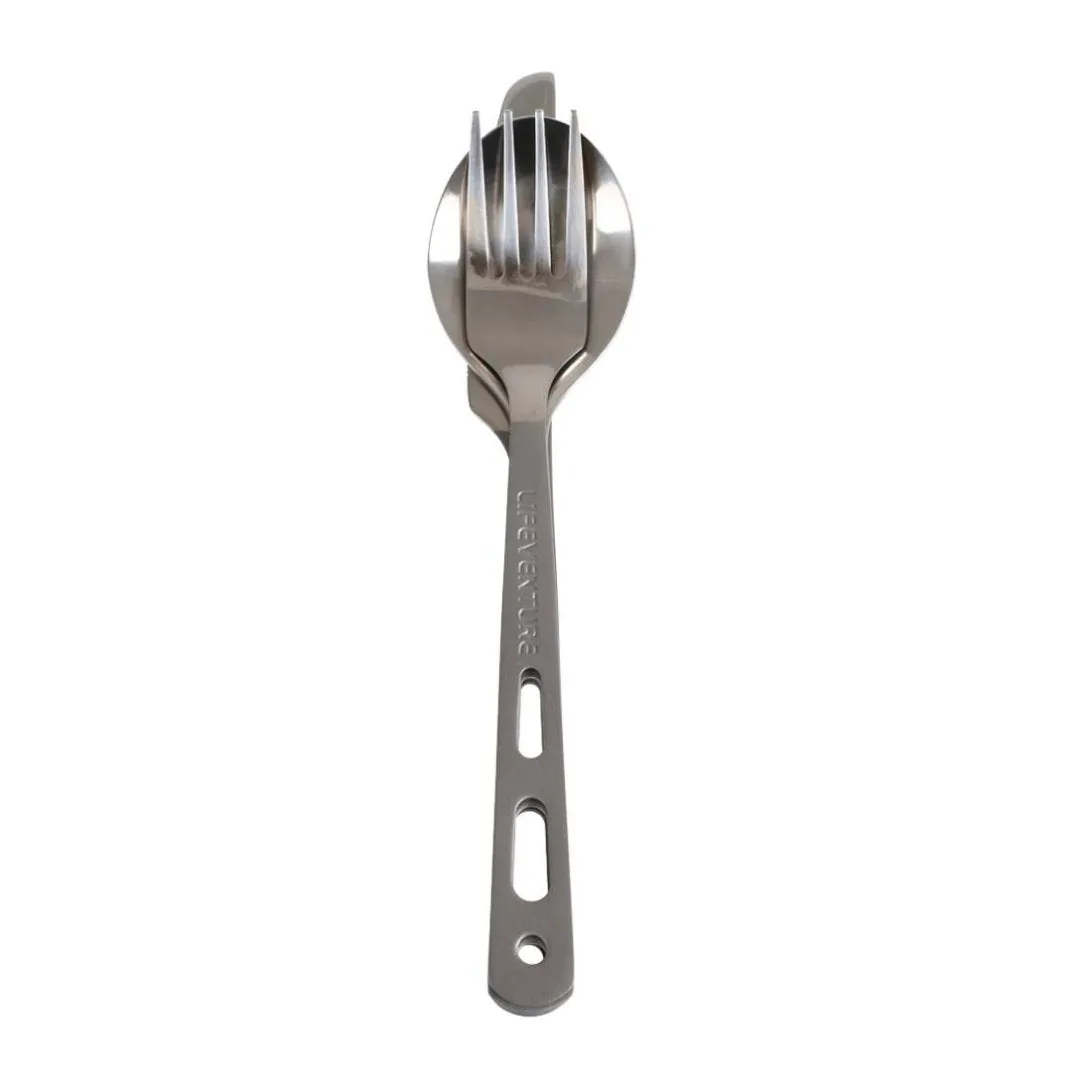 Lifeventure Titanium Cutlery Titanbesteck 42g 3-teilig