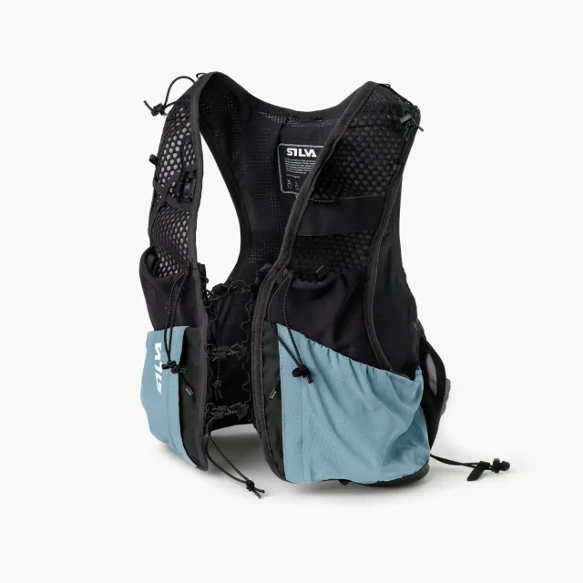 Silva Strive 10 Laufweste 10 L Blau mit Stockhalter