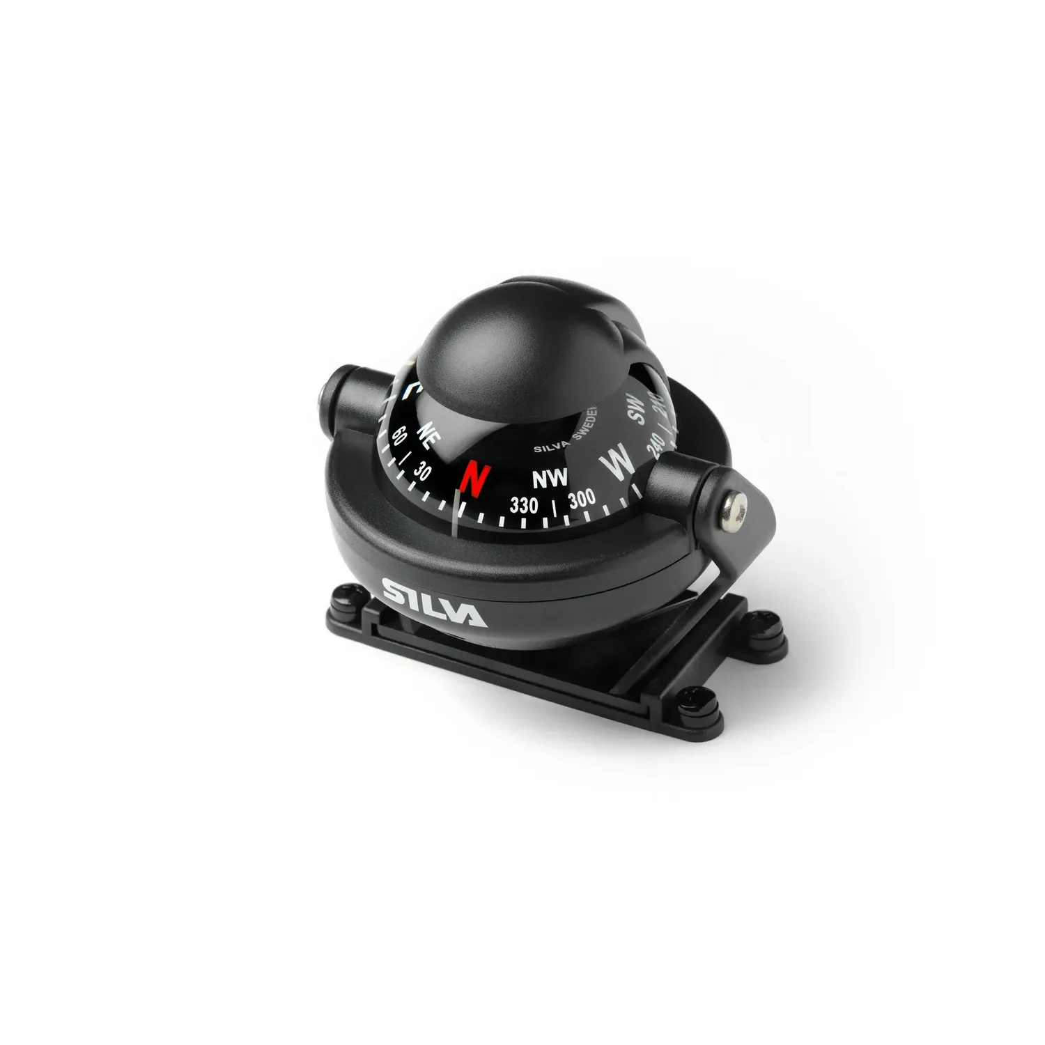 Silva C58 Bootskompass mit Halterung 12V Beleuchtung