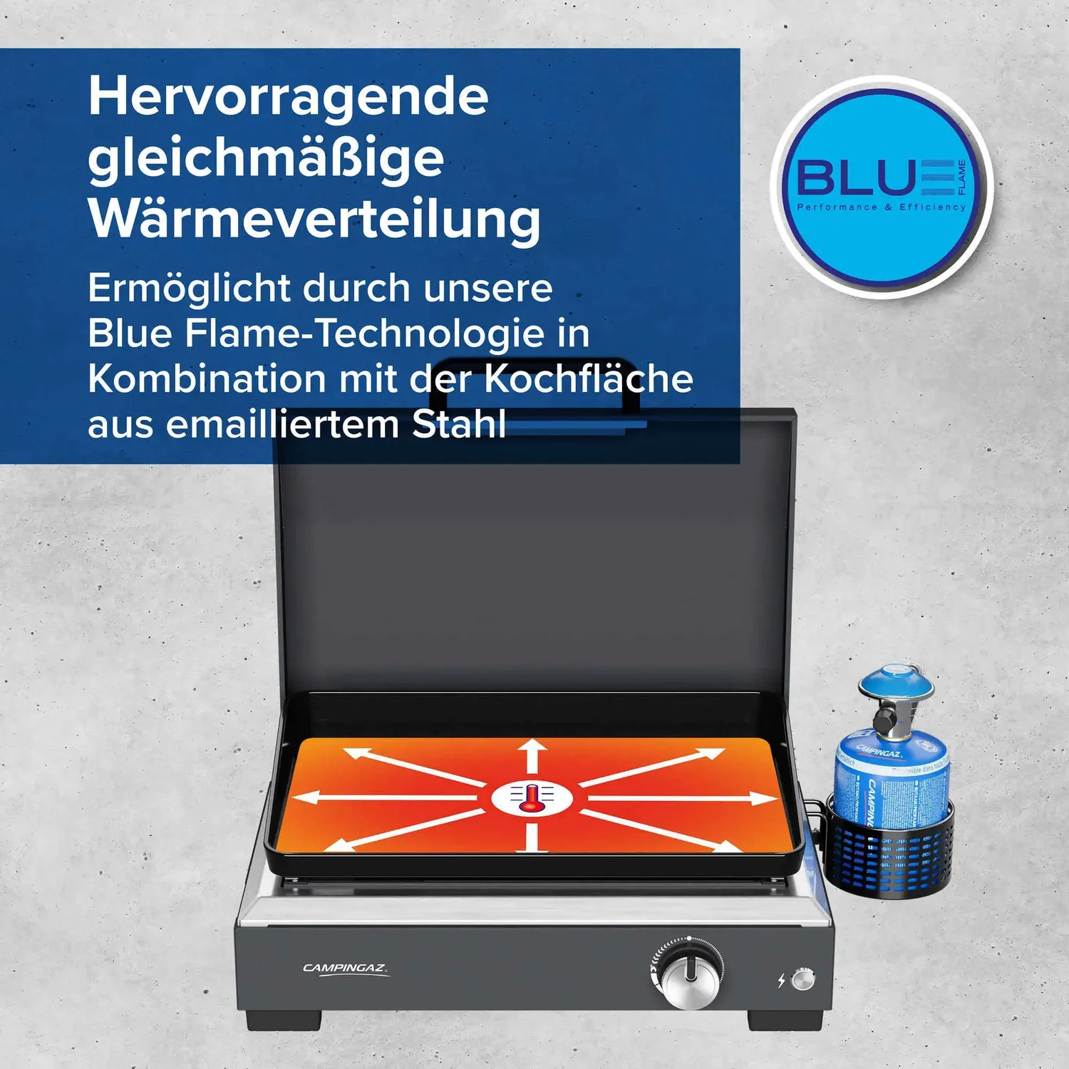 Campingaz Sigma 1 CV Plancha Gasgrill 1 Brenner