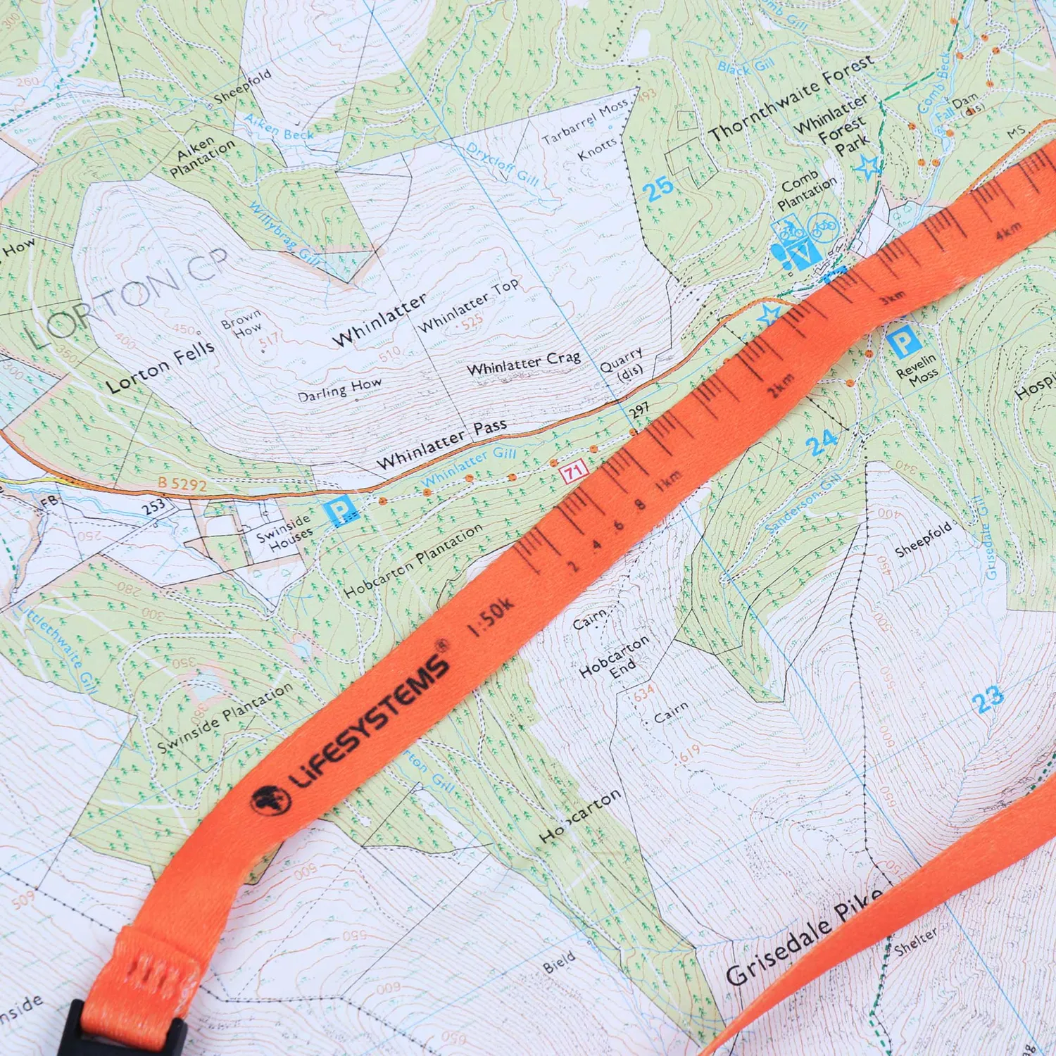 Lifeventure Expedition Compass Kartenkompass mit Lupe