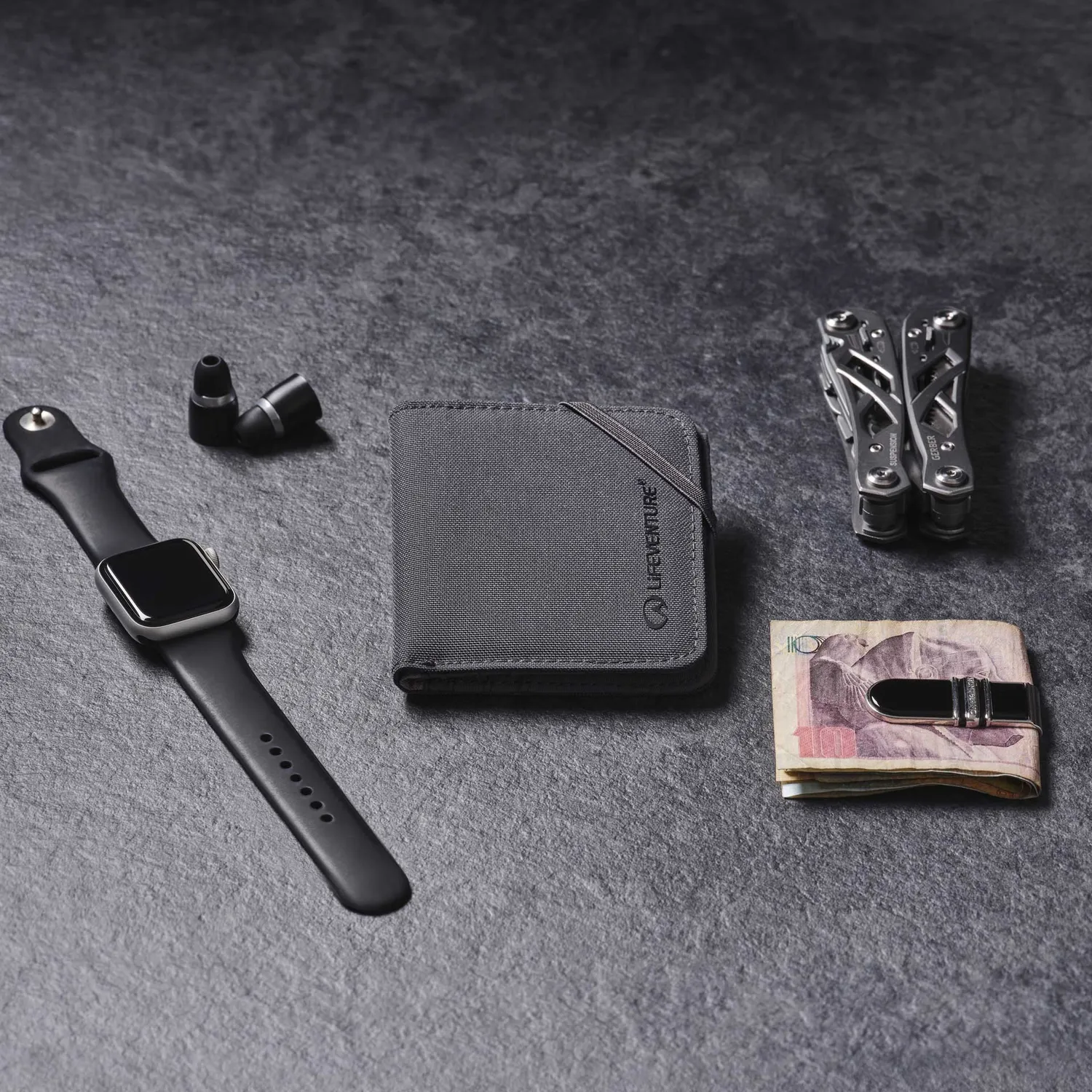 Lifeventure RFiD Compact Geldbörse schmal RFID-Schutz