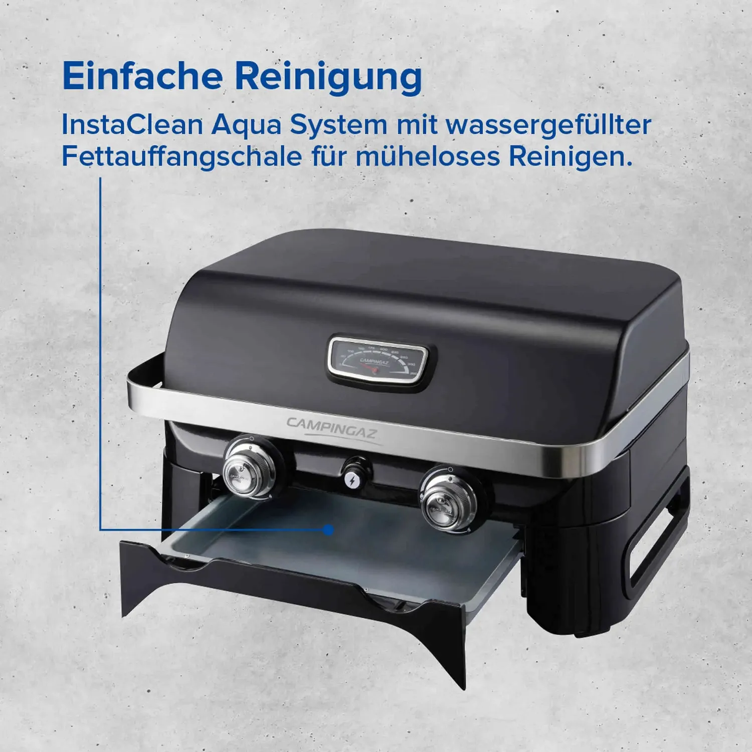 Campingaz Attitude 2100 LX Gas-Tischgrill 2-Brenner Balkon