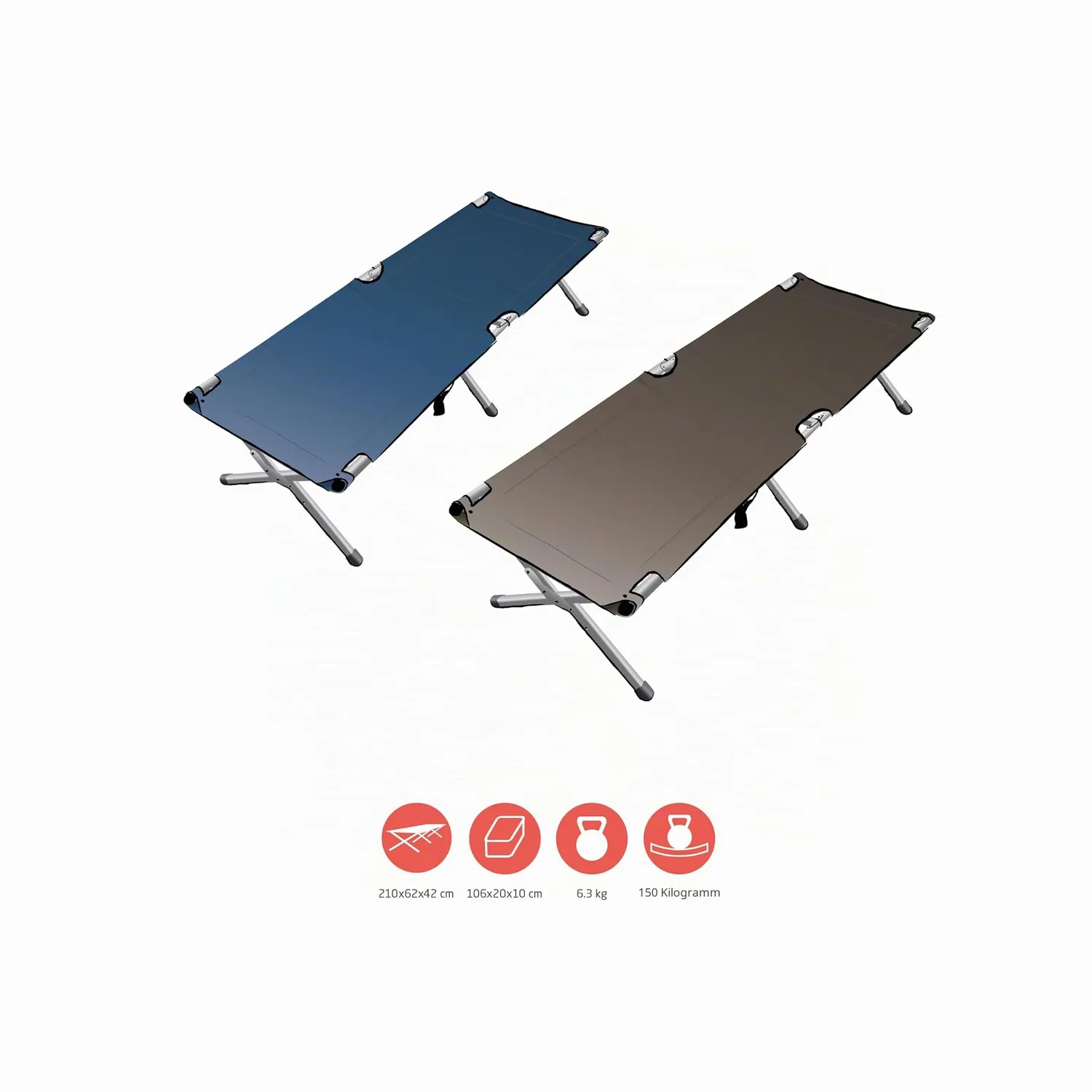 Grand Canyon Feldbett M Campingbett Alu 150 kg Falcon