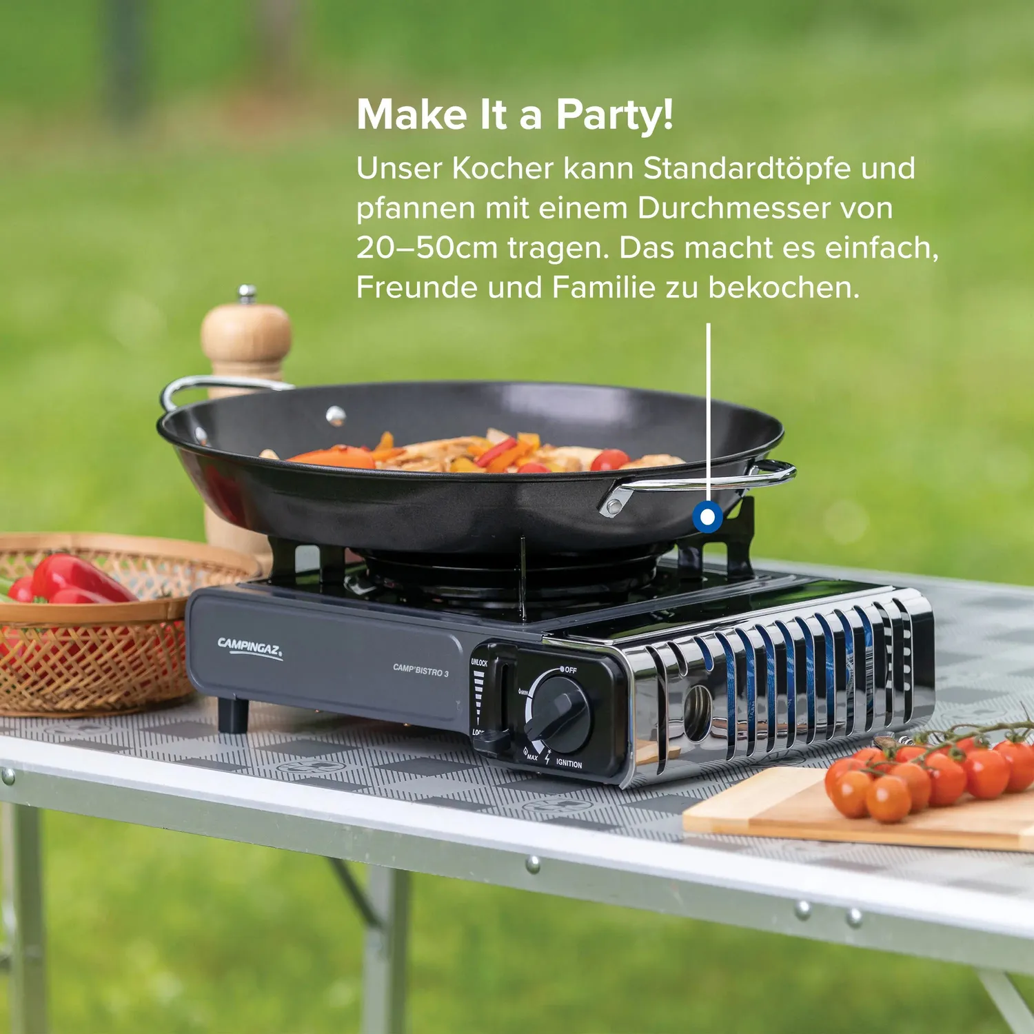 Campingaz Camp Bistro 3 Gaskocher 1-flammig 2200W
