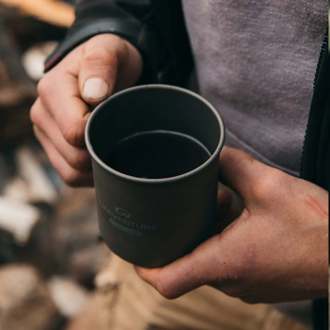 Lifeventure Titanium Mug Titanbecher 400 ml 73 g