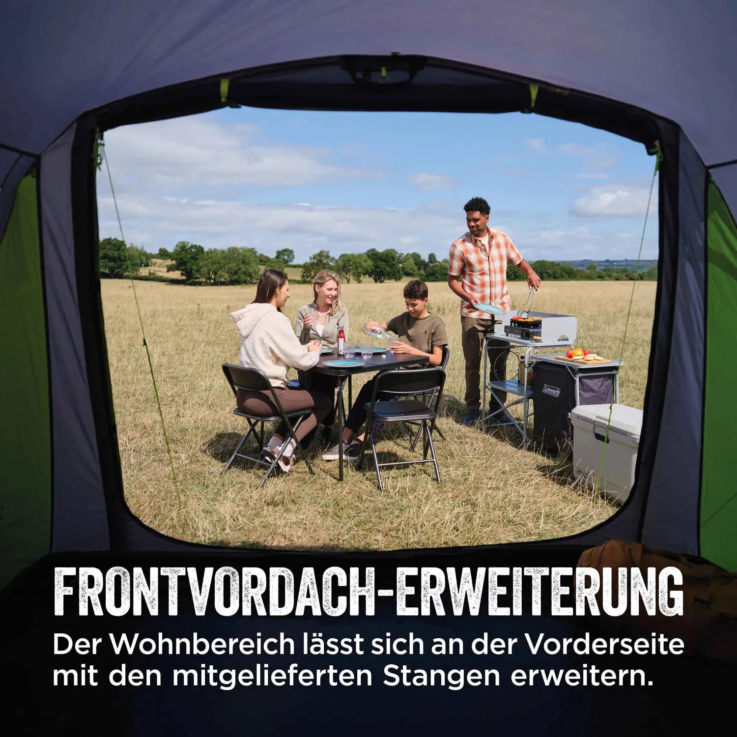 Coleman Victoria Falls 4 BlackOut Familienzelt 4 Personen